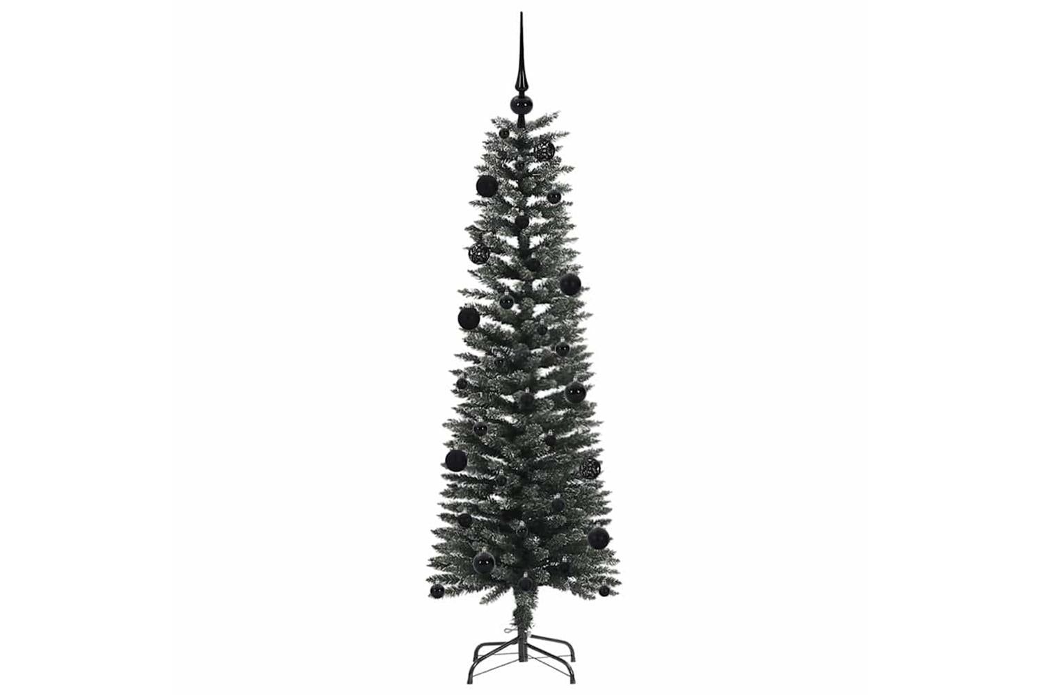 Vidaxl Artificial Christmas Tree With 150 Leds Green 43 X 43 X 150 Cm-4