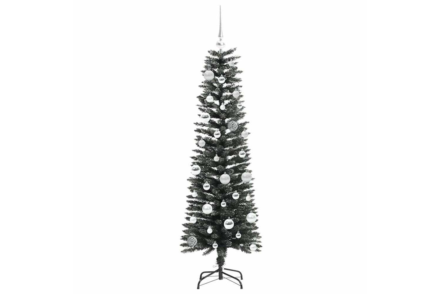 Vidaxl Artificial Christmas Tree With 150 Leds Green 43 X 43 X 150 Cm-4