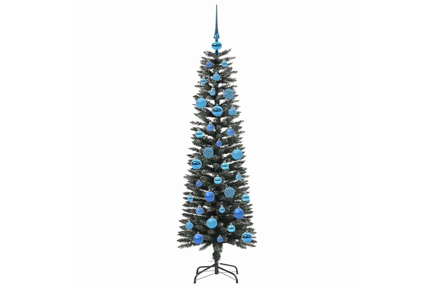 Vidaxl Artificial Christmas Tree With 150 Leds Green 43 X 43 X 150 Cm-4