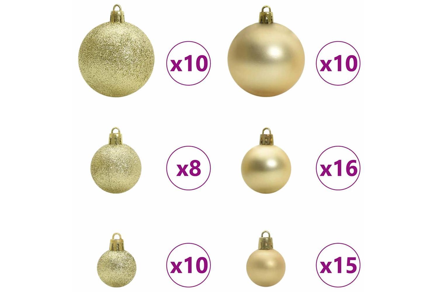 Vidaxl Artificial Christmas Tree With Stand Green 505 X 505 X 180 Cm-7
