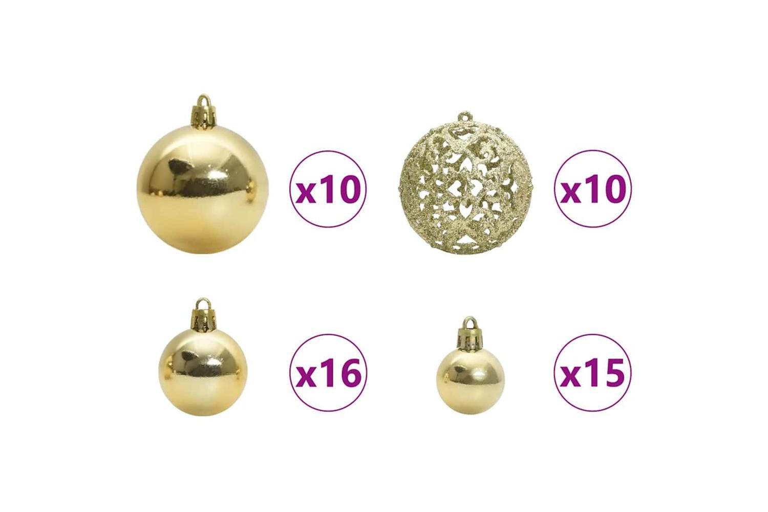Vidaxl Artificial Christmas Tree With Stand Green 505 X 505 X 180 Cm-8