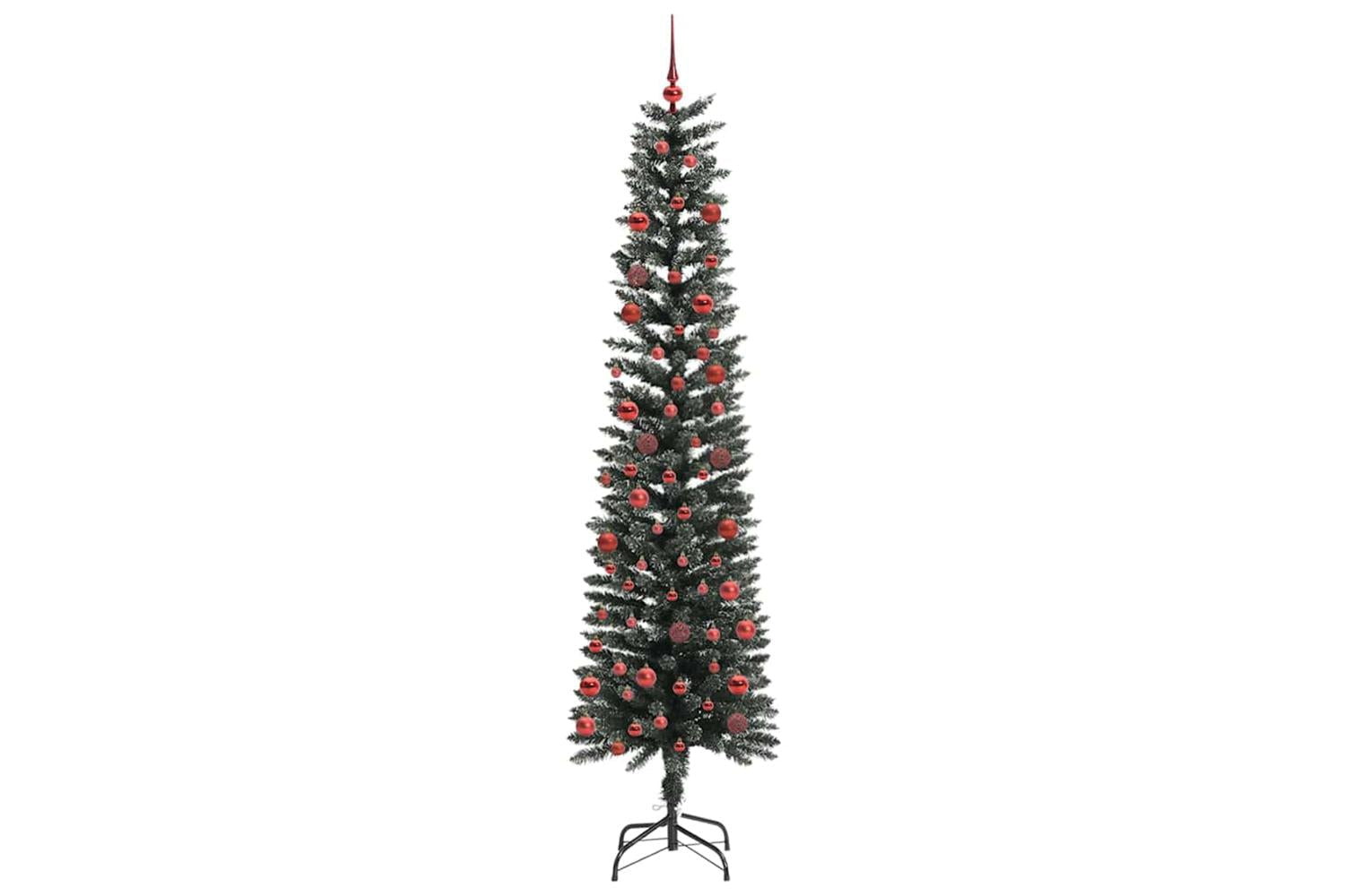 Vidaxl Artificial Christmas Tree With 300 Leds Green 58 X 58 X 210 Cm-3