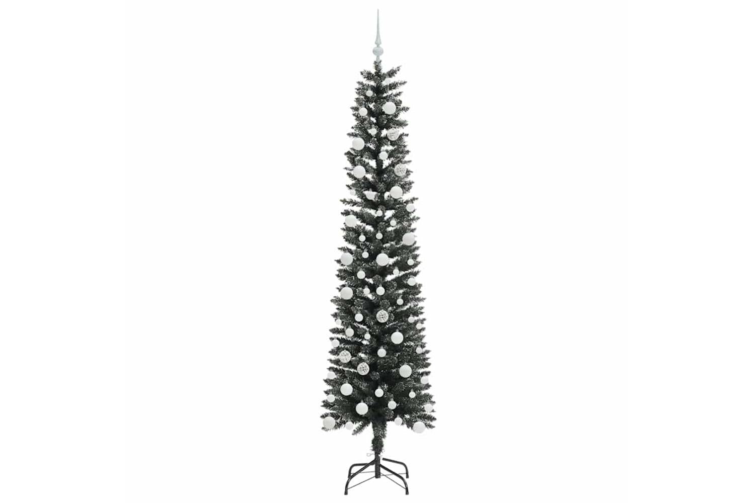 Vidaxl Artificial Christmas Tree With 300 Leds Green 58 X 58 X 210 Cm-4
