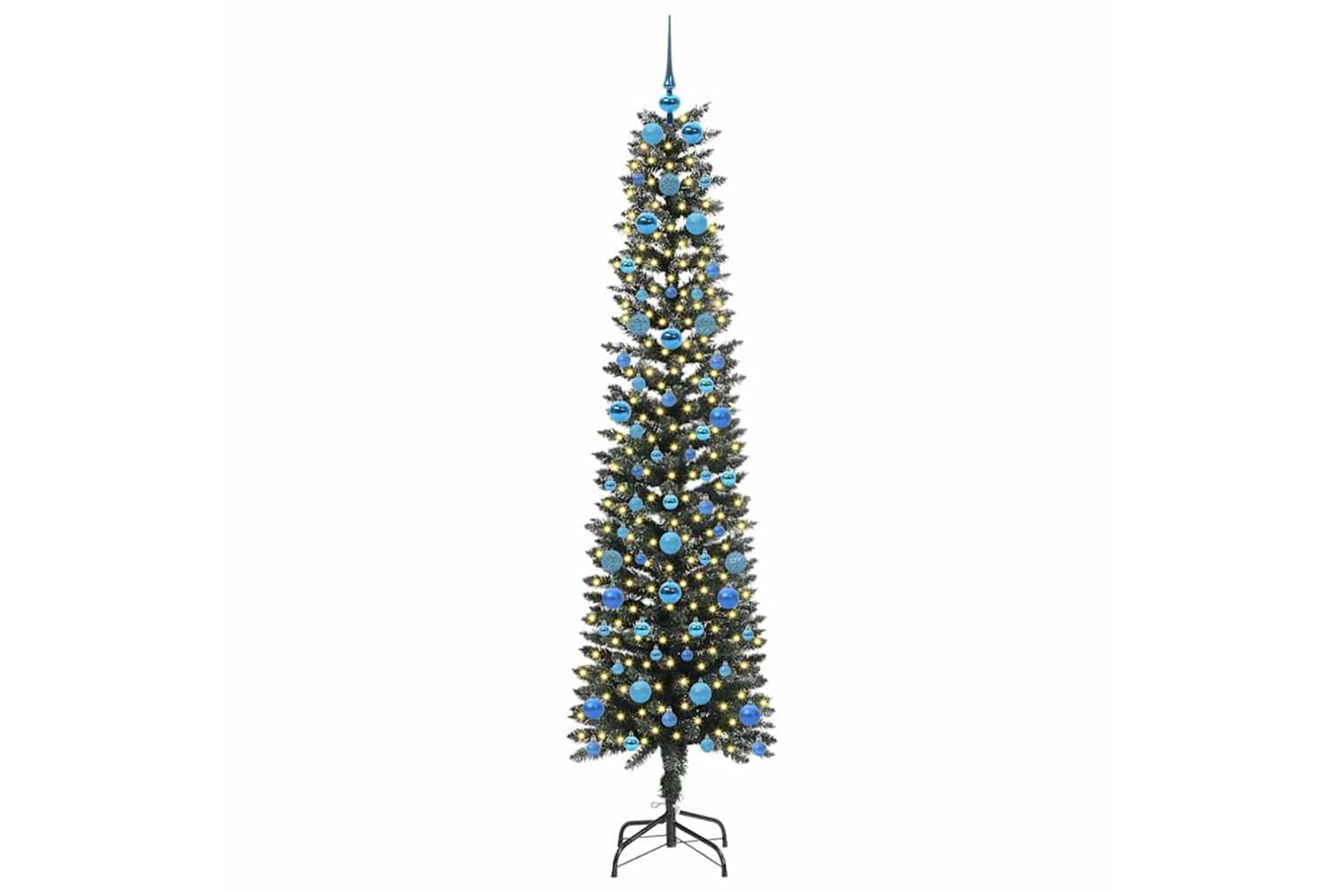 Vidaxl Artificial Christmas Tree With 300 Leds Green 58 X 58 X 210 Cm-3