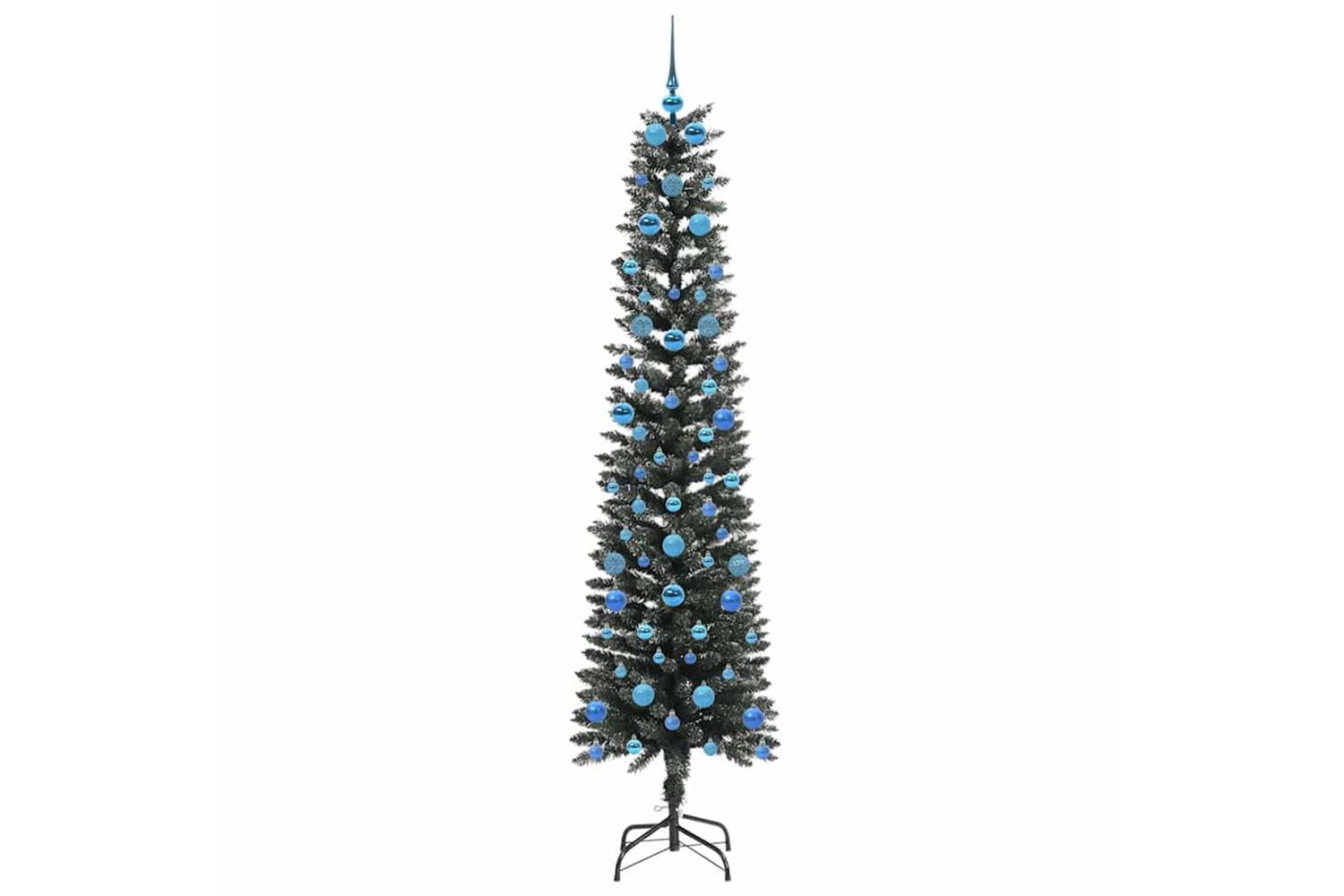 Vidaxl Artificial Christmas Tree With 300 Leds Green 58 X 58 X 210 Cm-4