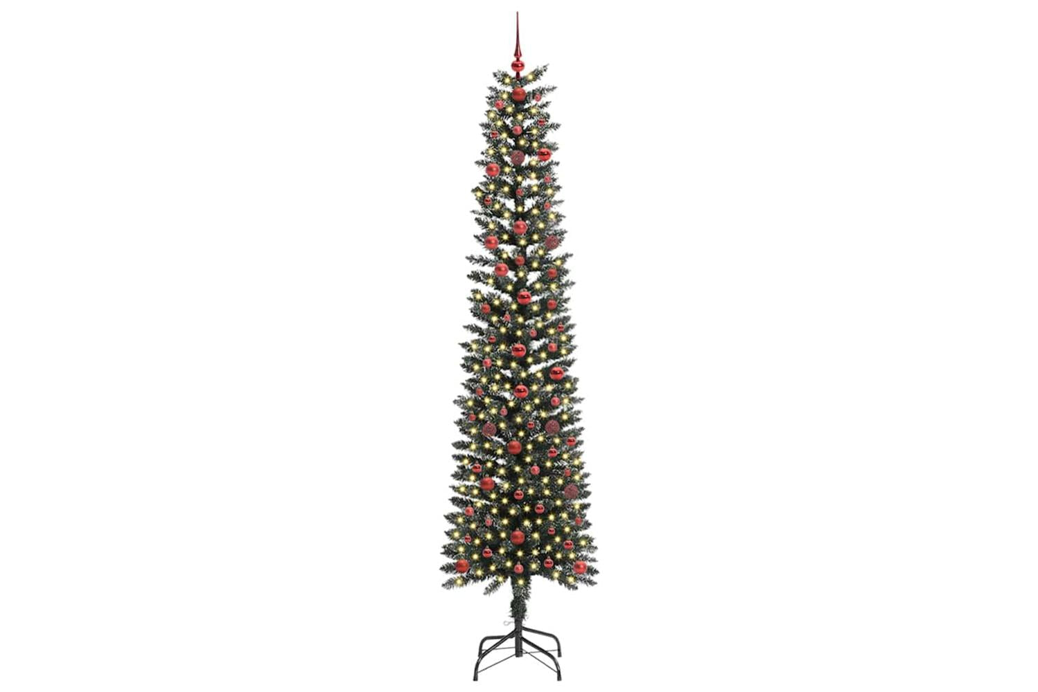 Vidaxl Artificial Christmas Tree With 300 Leds Green 58 X 58 X 240 Cm-3