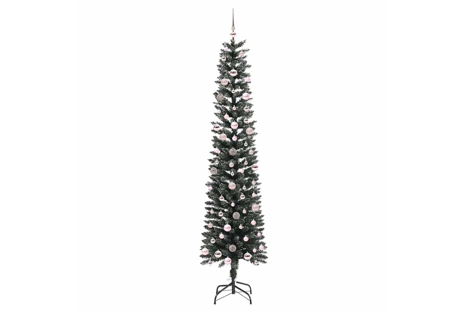 Vidaxl Artificial Christmas Tree With 300 Leds Green 58 X 58 X 240 Cm-4