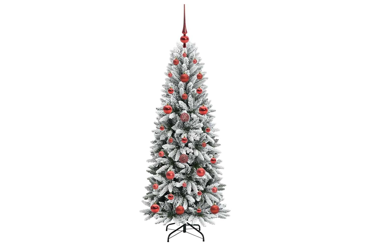 Vidaxl Artificial Christmas Tree With 150 Leds White 53 X 53 X 120 Cm-4
