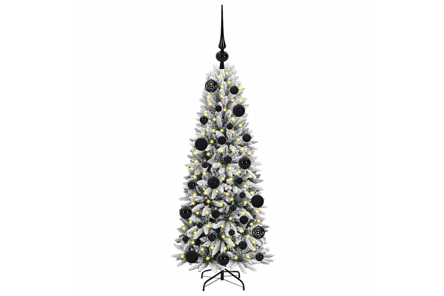 Vidaxl Artificial Christmas Tree With 150 Leds White 53 X 53 X 120 Cm-3
