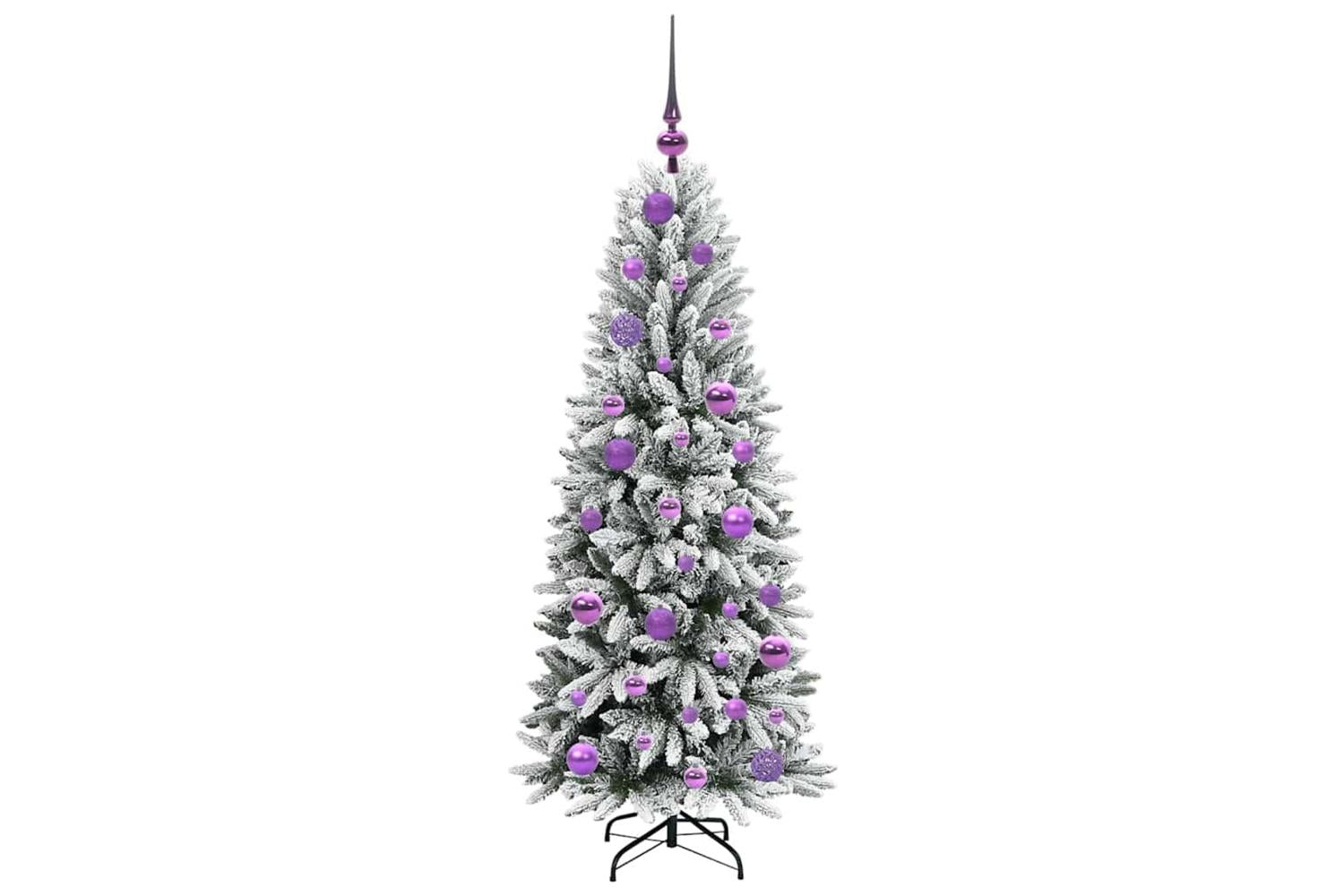 Vidaxl Artificial Christmas Tree With 150 Leds White 53 X 53 X 120 Cm-4