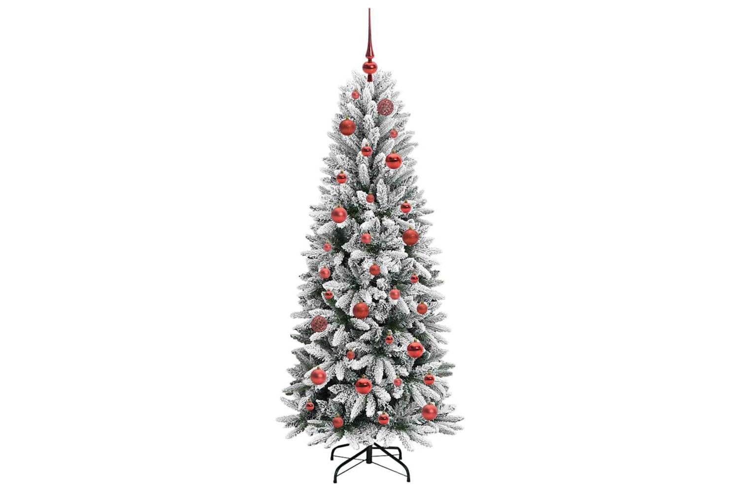 Vidaxl Artificial Christmas Tree With 150 Leds White 63 X 63 X 150 Cm-4