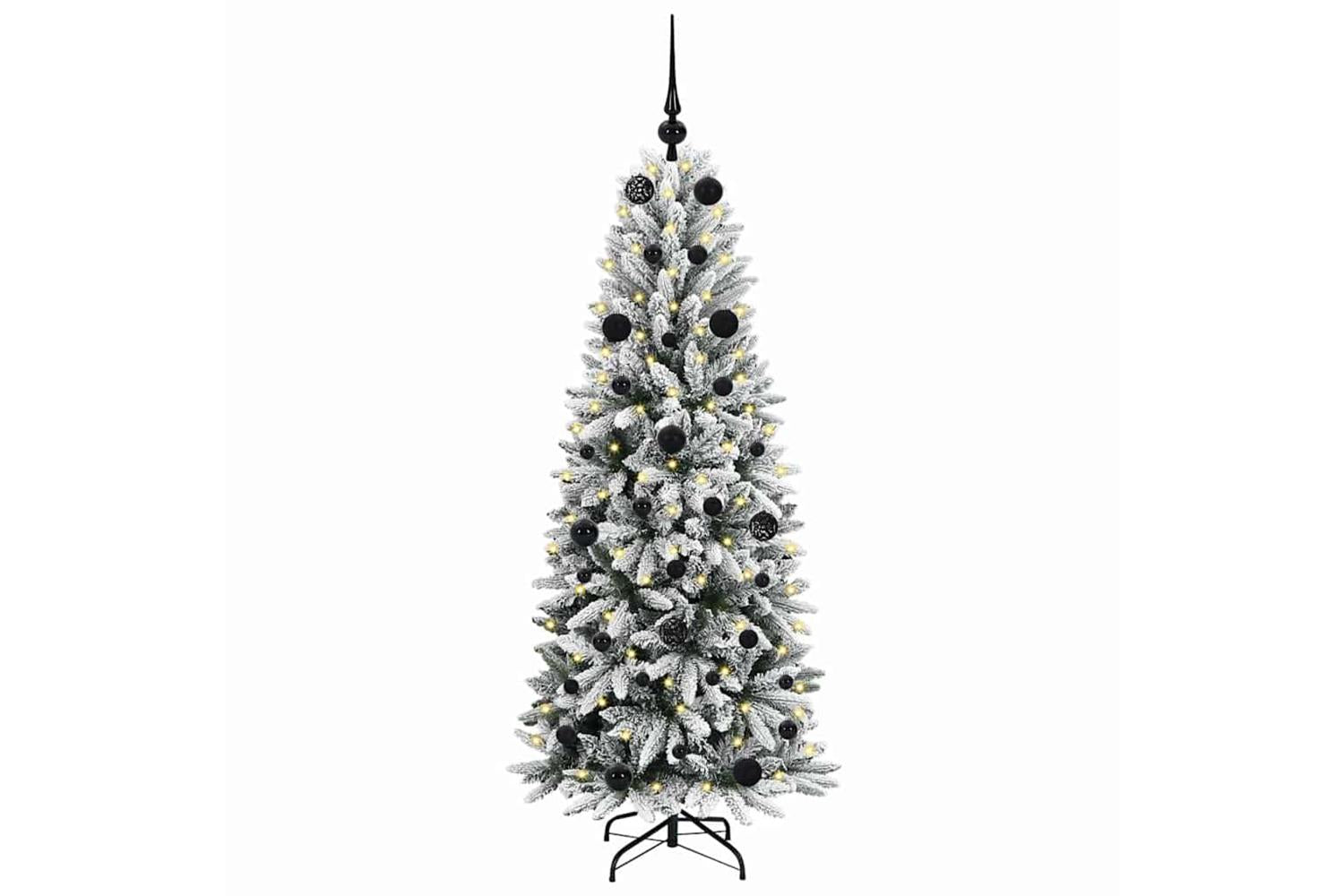 Vidaxl Artificial Christmas Tree With 150 Leds White 63 X 63 X 150 Cm-3
