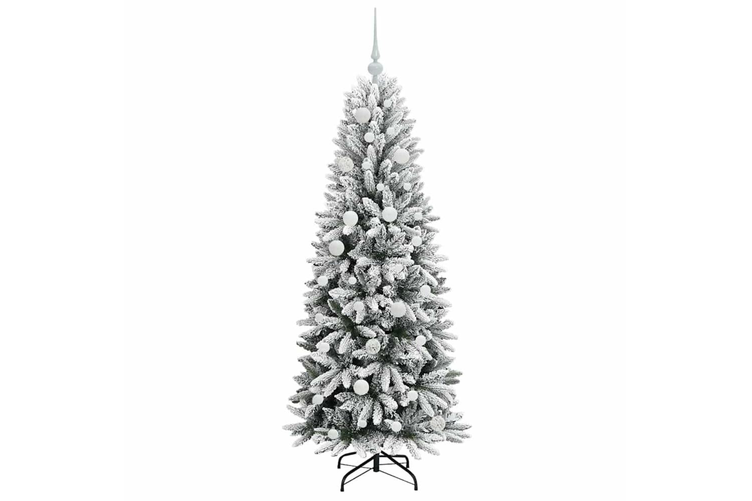 Vidaxl Artificial Christmas Tree With 150 Leds White 63 X 63 X 150 Cm-4