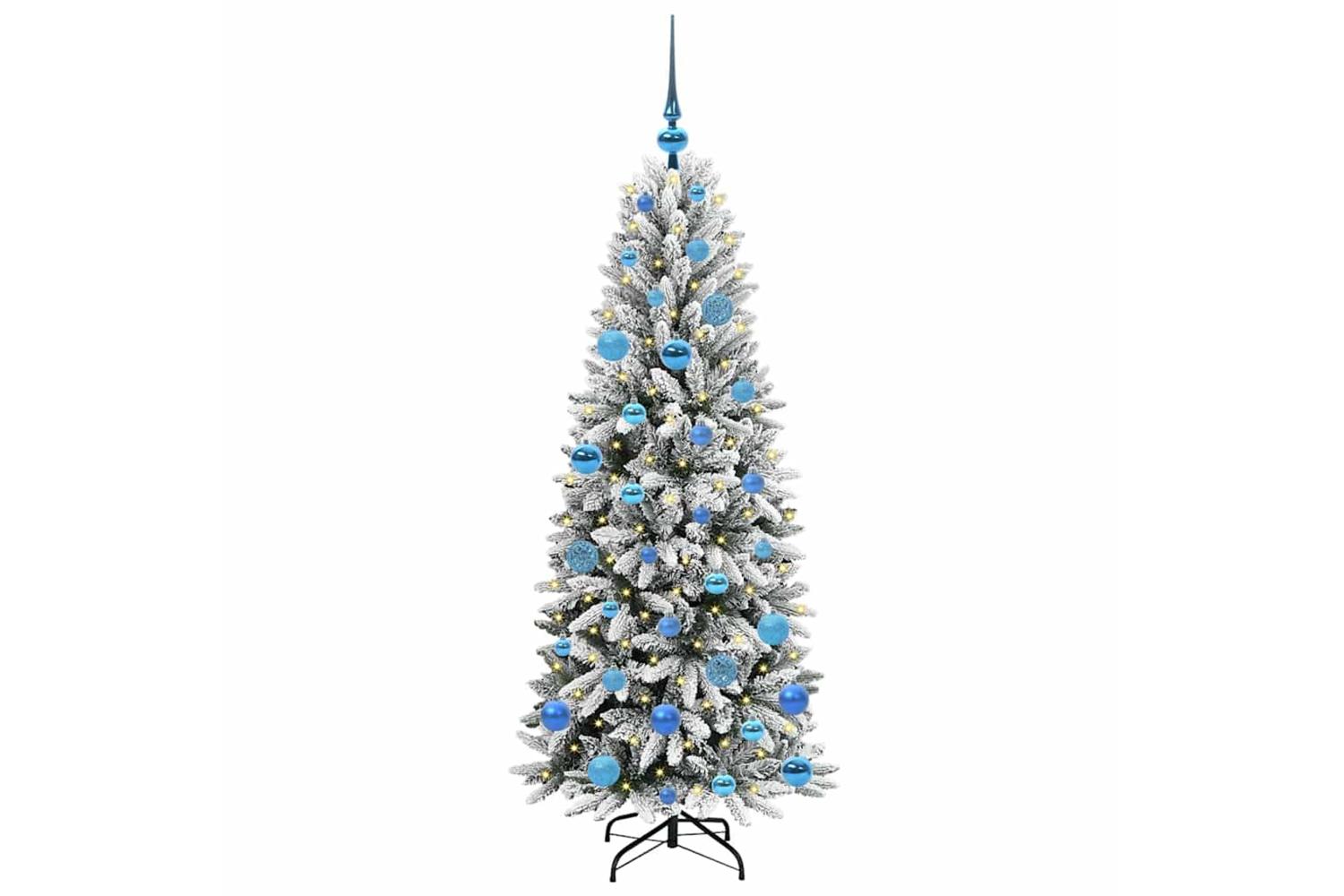 Vidaxl Artificial Christmas Tree With 150 Leds White 63 X 63 X 150 Cm-3