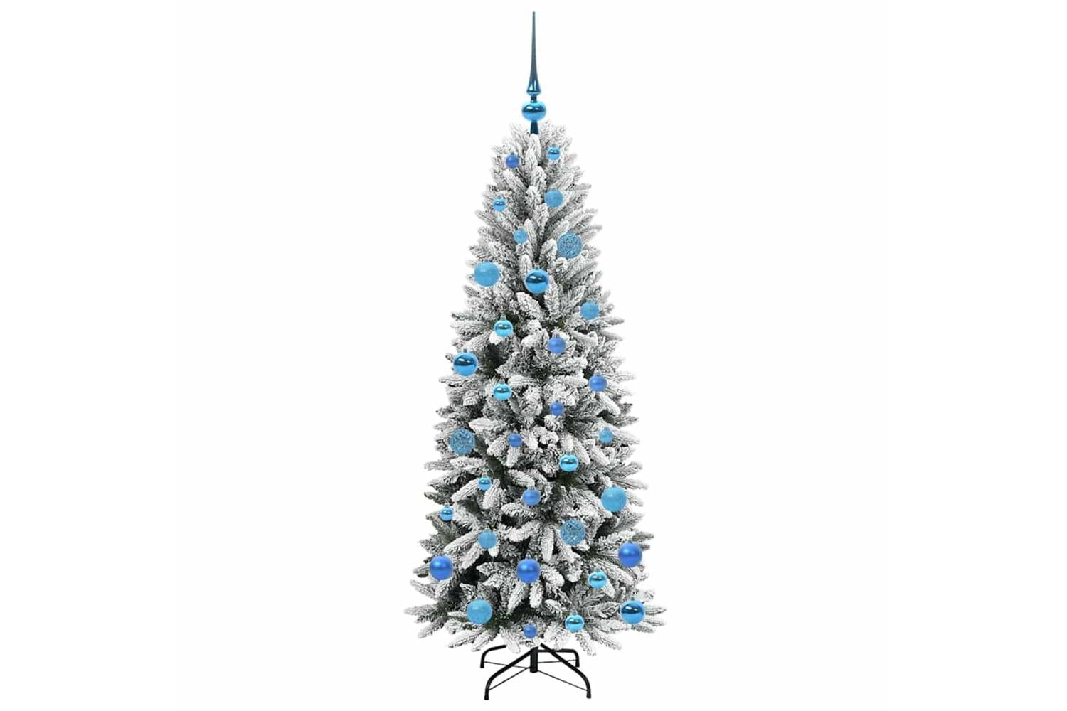 Vidaxl Artificial Christmas Tree With 150 Leds White 63 X 63 X 150 Cm-4
