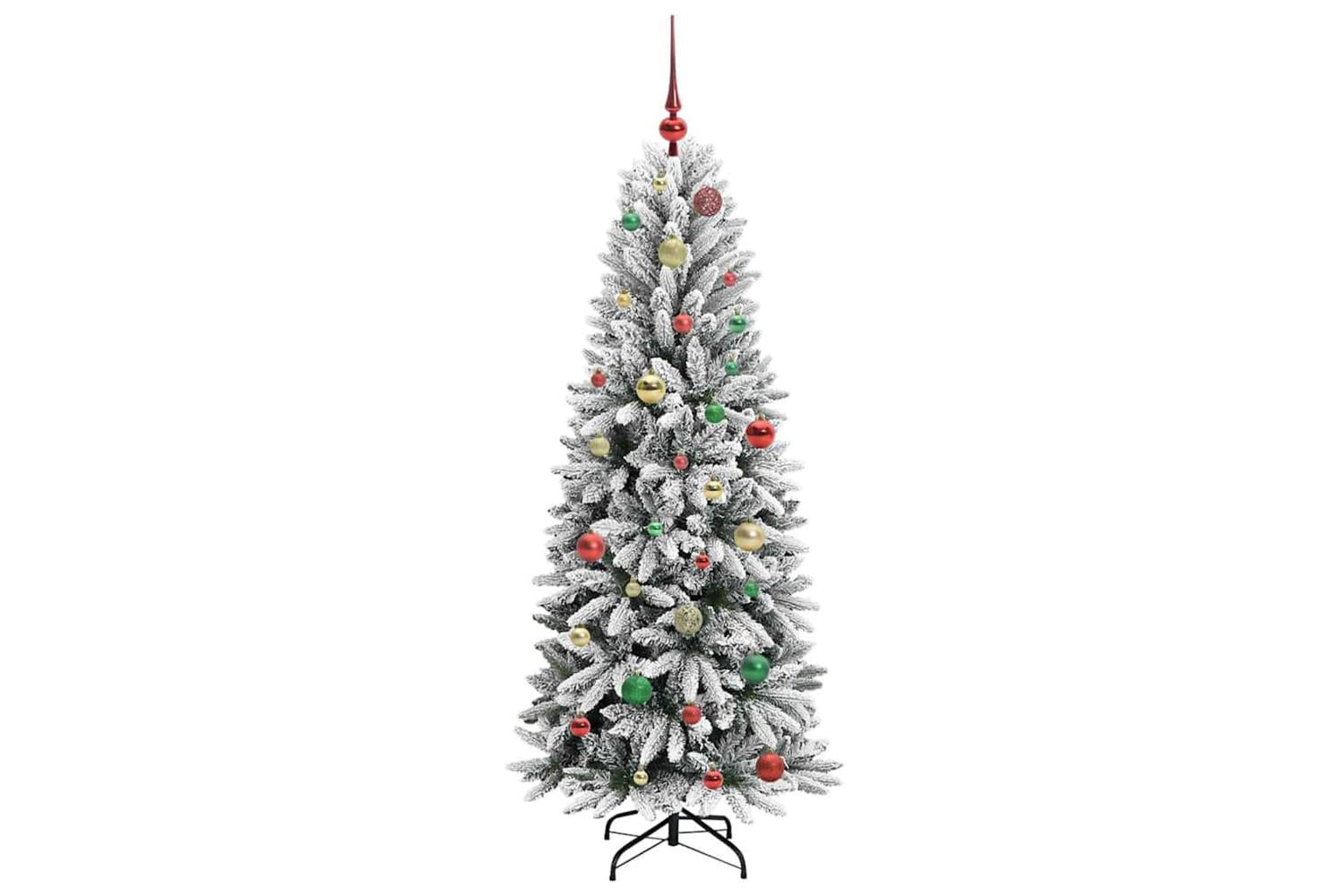 Vidaxl Artificial Christmas Tree With 150 Leds White 63 X 63 X 150 Cm-6