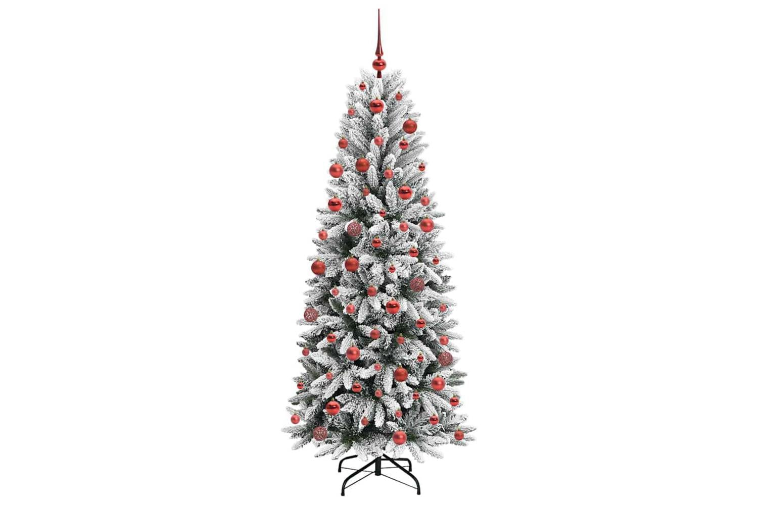 Vidaxl Artificial Christmas Tree With 300 Leds White 73 X 73 X 180 Cm-4
