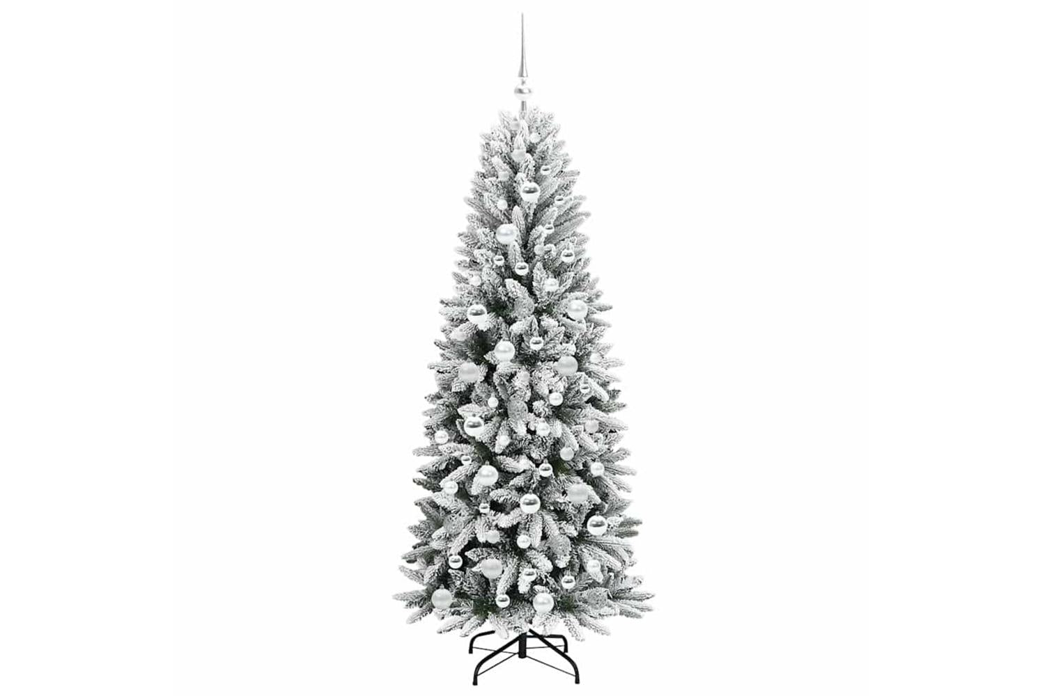 Vidaxl Artificial Christmas Tree With 300 Leds White 73 X 73 X 180 Cm-4