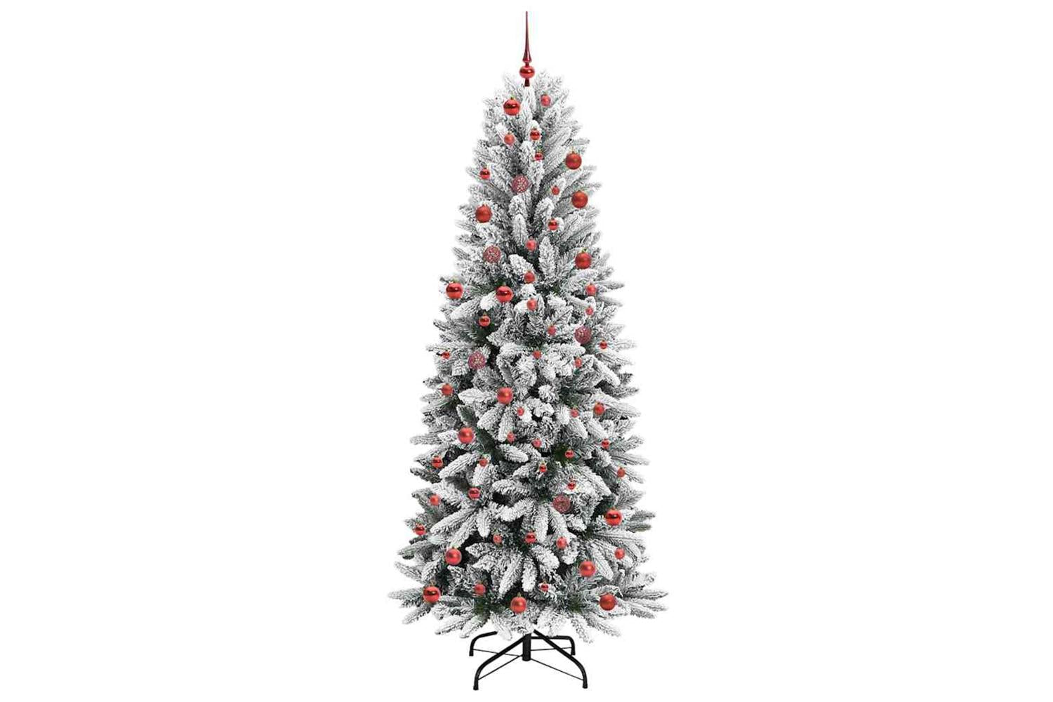 Vidaxl Artificial Christmas Tree With 300 Leds White 78 X 78 X 210 Cm-3