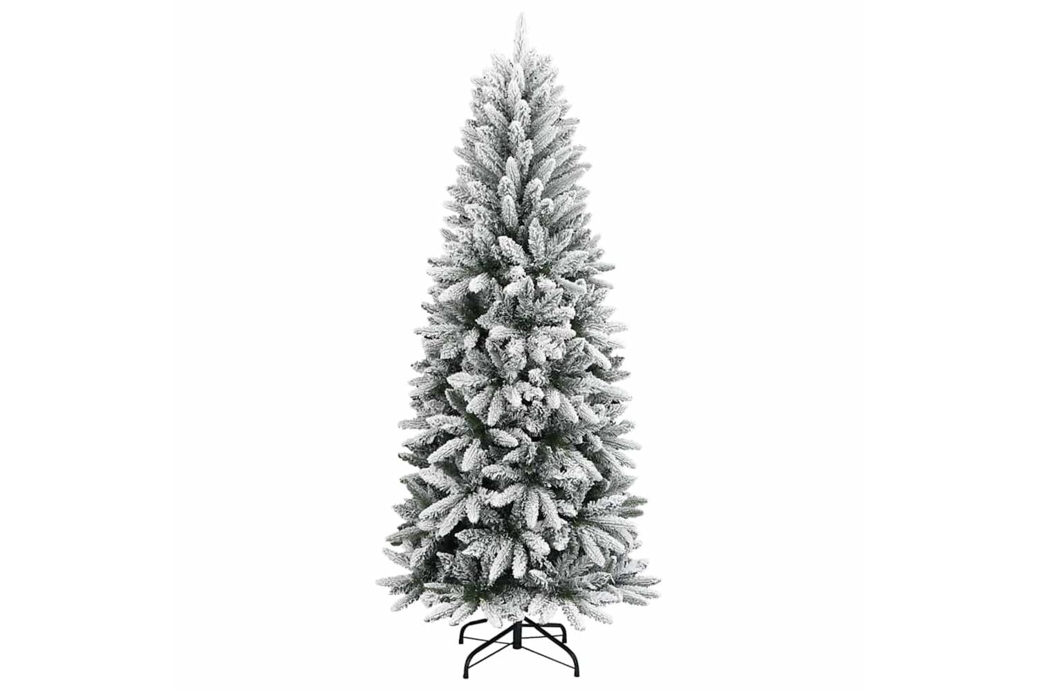 Vidaxl Artificial Christmas Tree With 300 Leds White 78 X 78 X 210 Cm-4