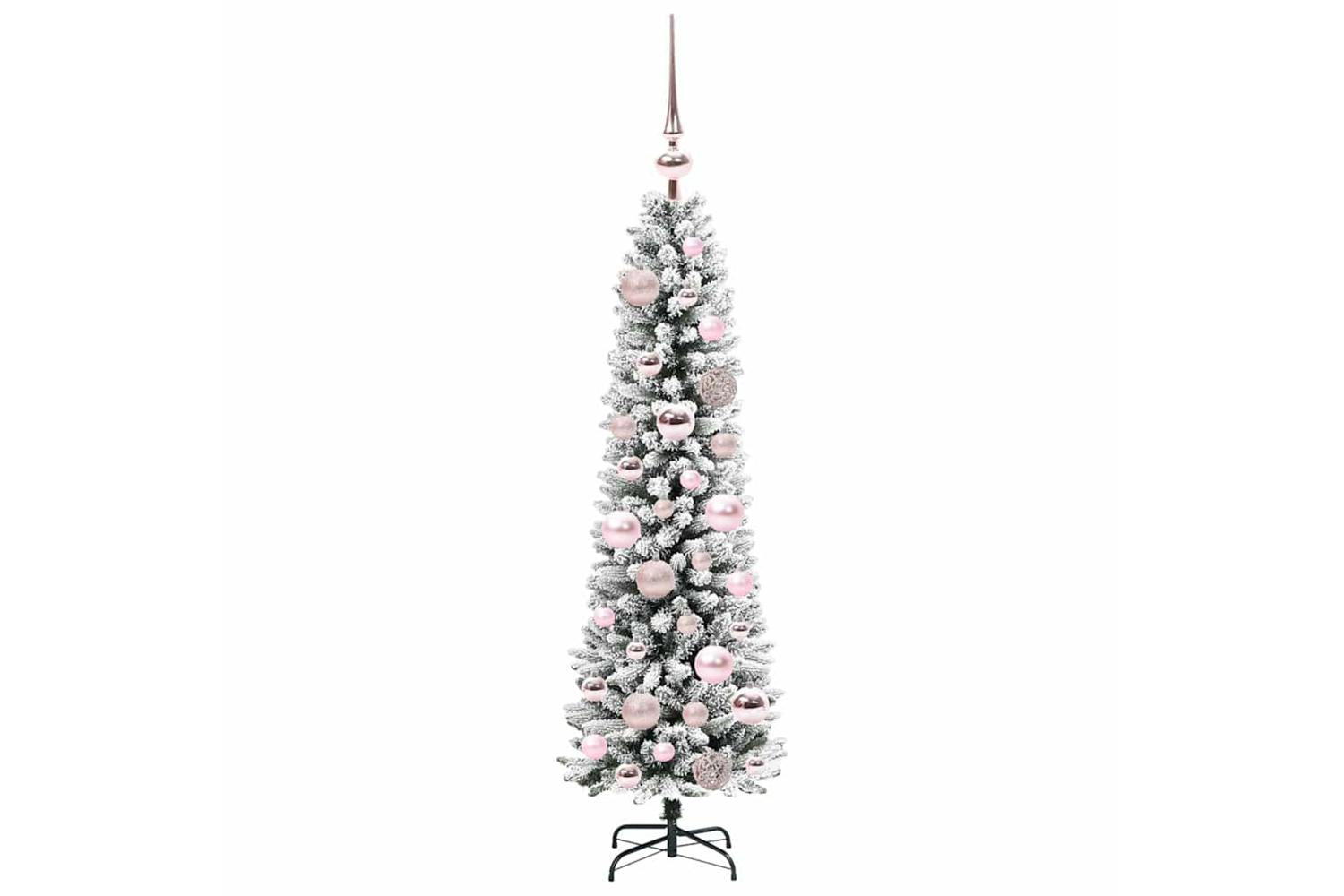 Vidaxl Artificial Christmas Tree With 150 Leds Green And White 120 Cm-4