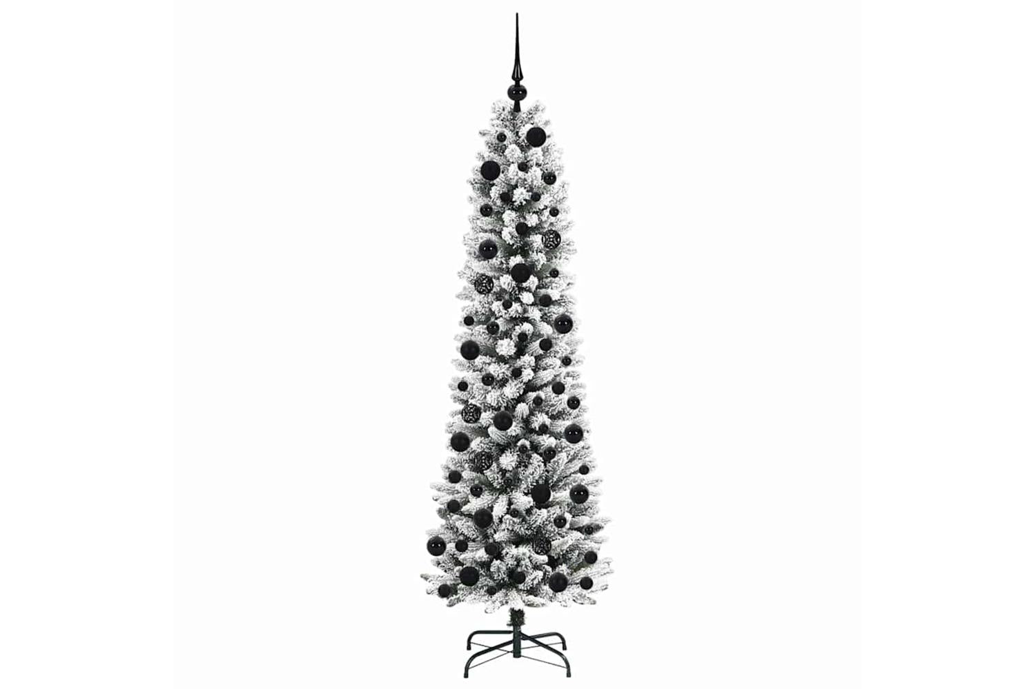 Vidaxl Artificial Christmas Tree With 300 Leds Green And White 180 Cm-4