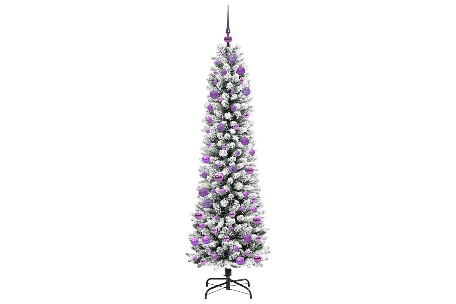 Vidaxl Artificial Christmas Tree With 300 Leds Green And White 180 Cm-4