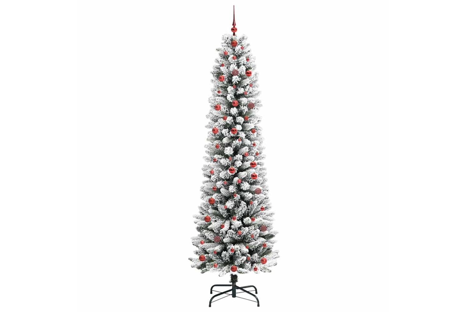 Vidaxl Artificial Christmas Tree With 300 Leds Green And White 240 Cm-4