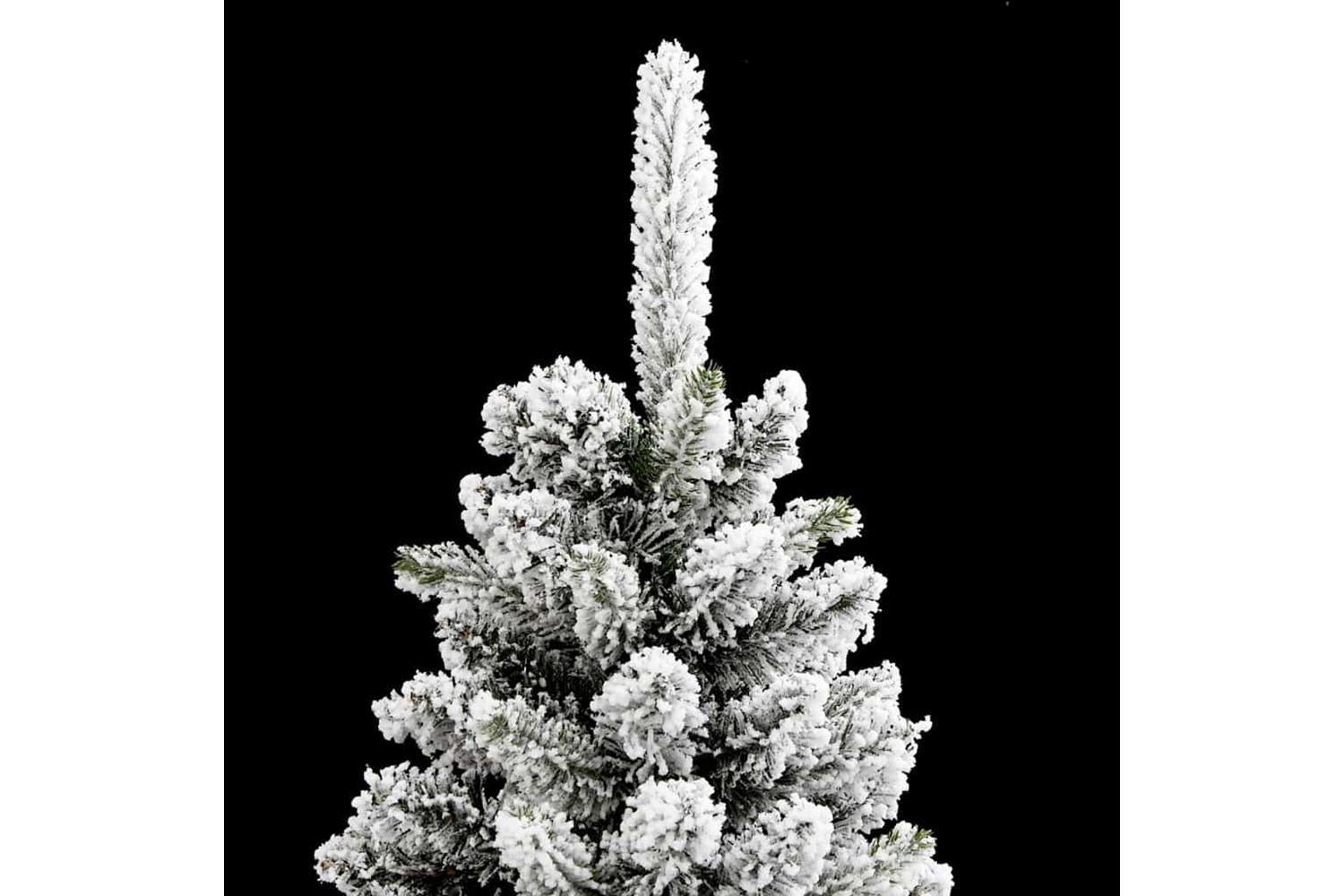 Vidaxl Artificial Christmas Tree With 300 Leds Green And White 240 Cm-10