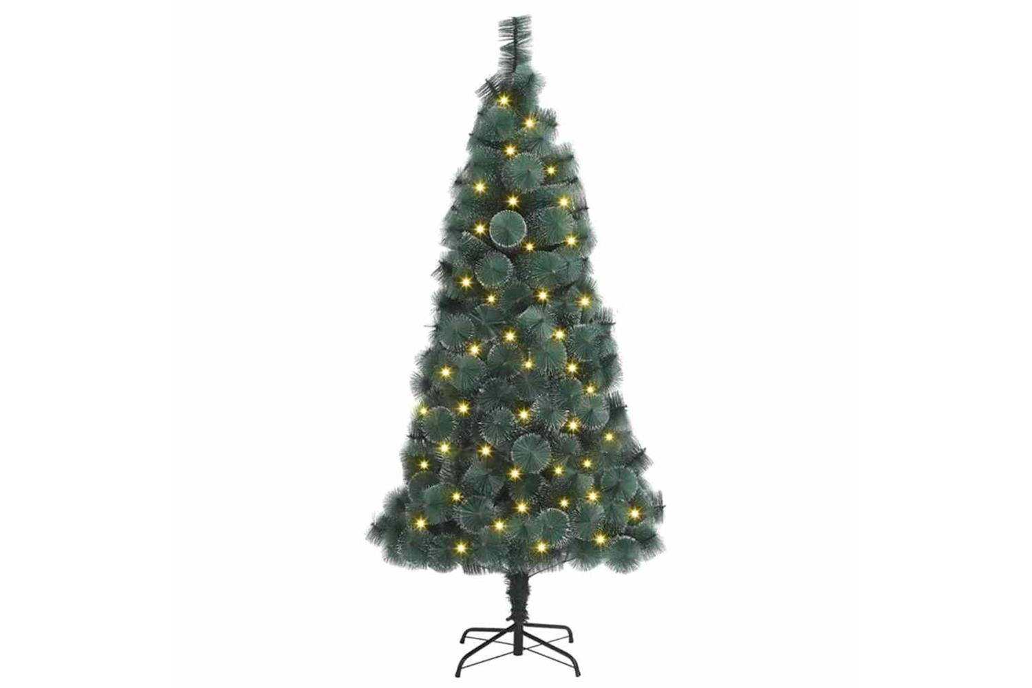 Vidaxl Artificial Pre-lit Christmas Tree With Stand Green 180 Cm Pet-2