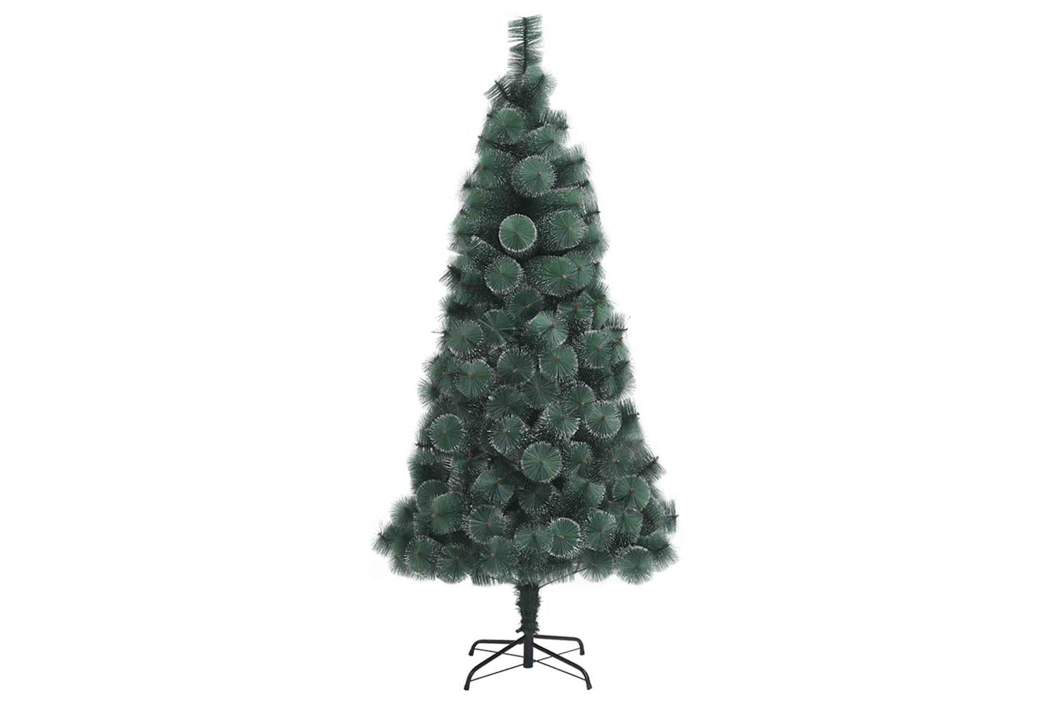 Vidaxl Artificial Pre-lit Christmas Tree With Ball Set Green 210 Cm-3