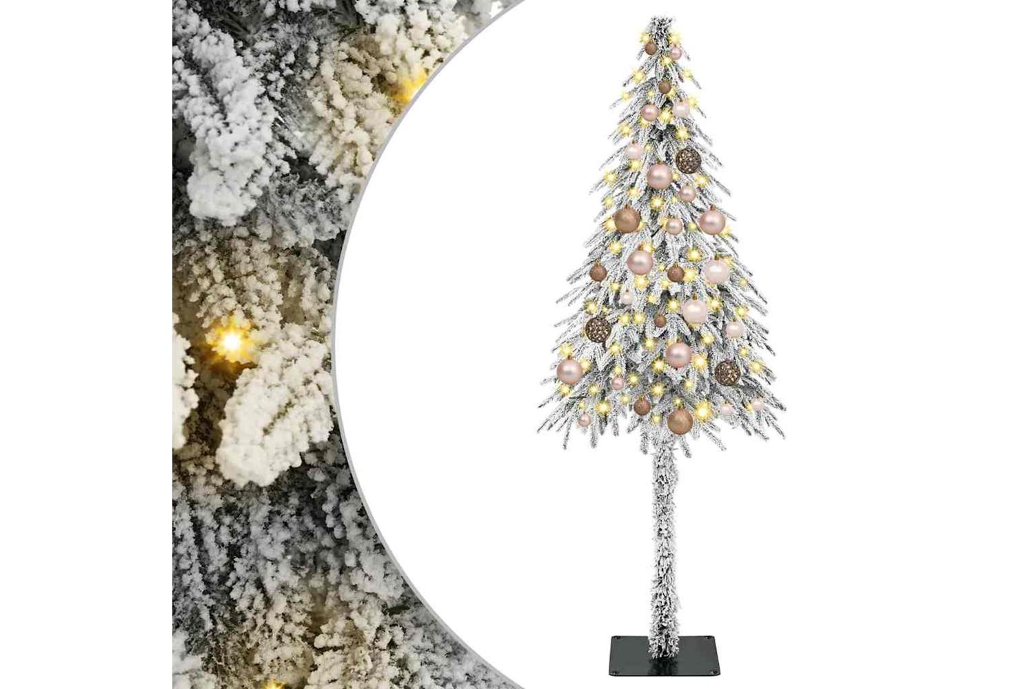Vidaxl Christmas Tree With 150 Leds White 150 Cm Pe And Steel-2