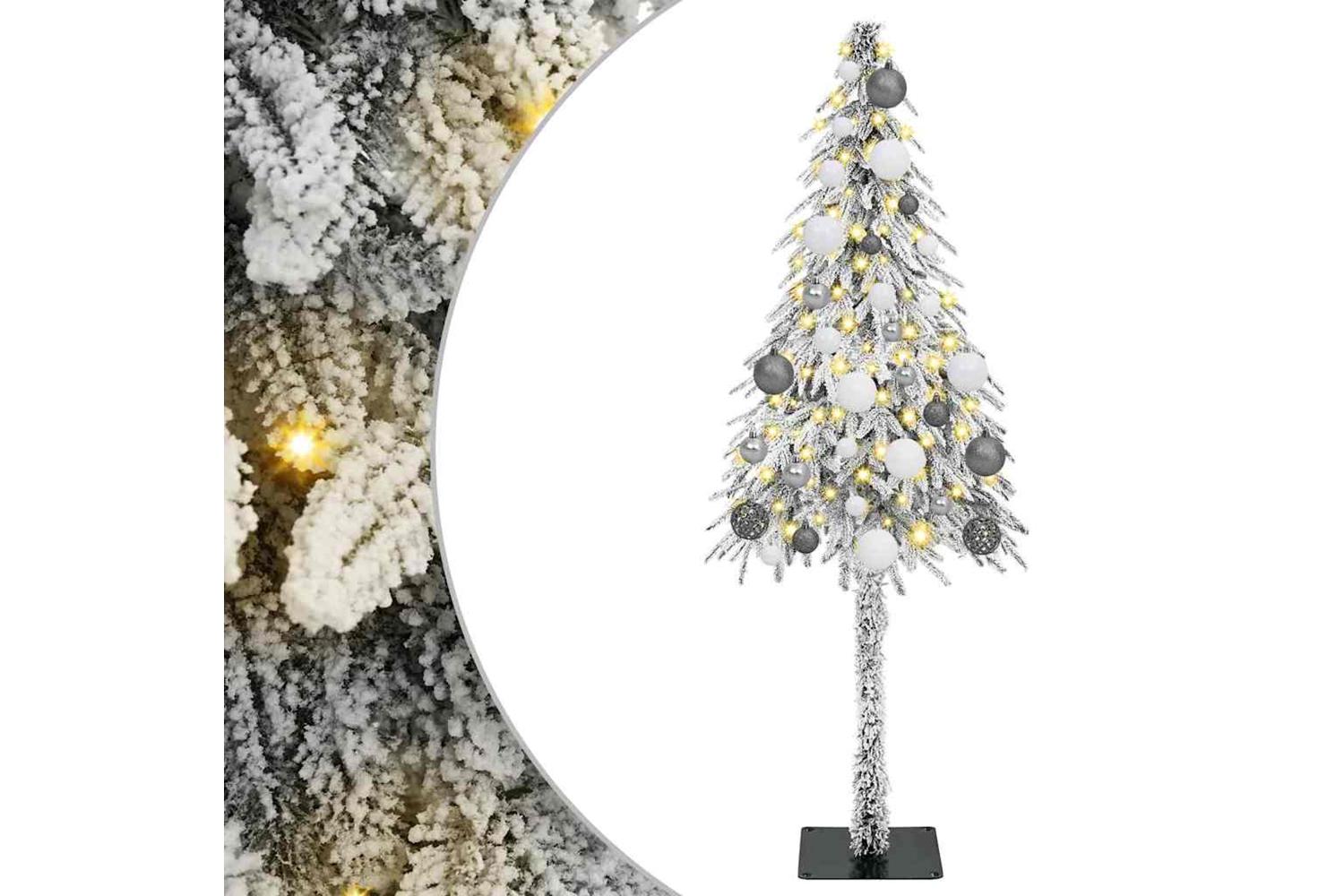 Vidaxl Christmas Tree With 150 Leds White 150 Cm Pe And Steel-2
