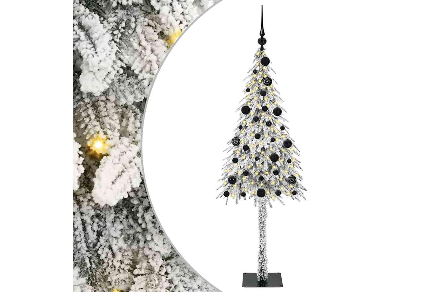 Vidaxl Christmas Tree With 150 Leds White 150 Cm Pe And Steel-2