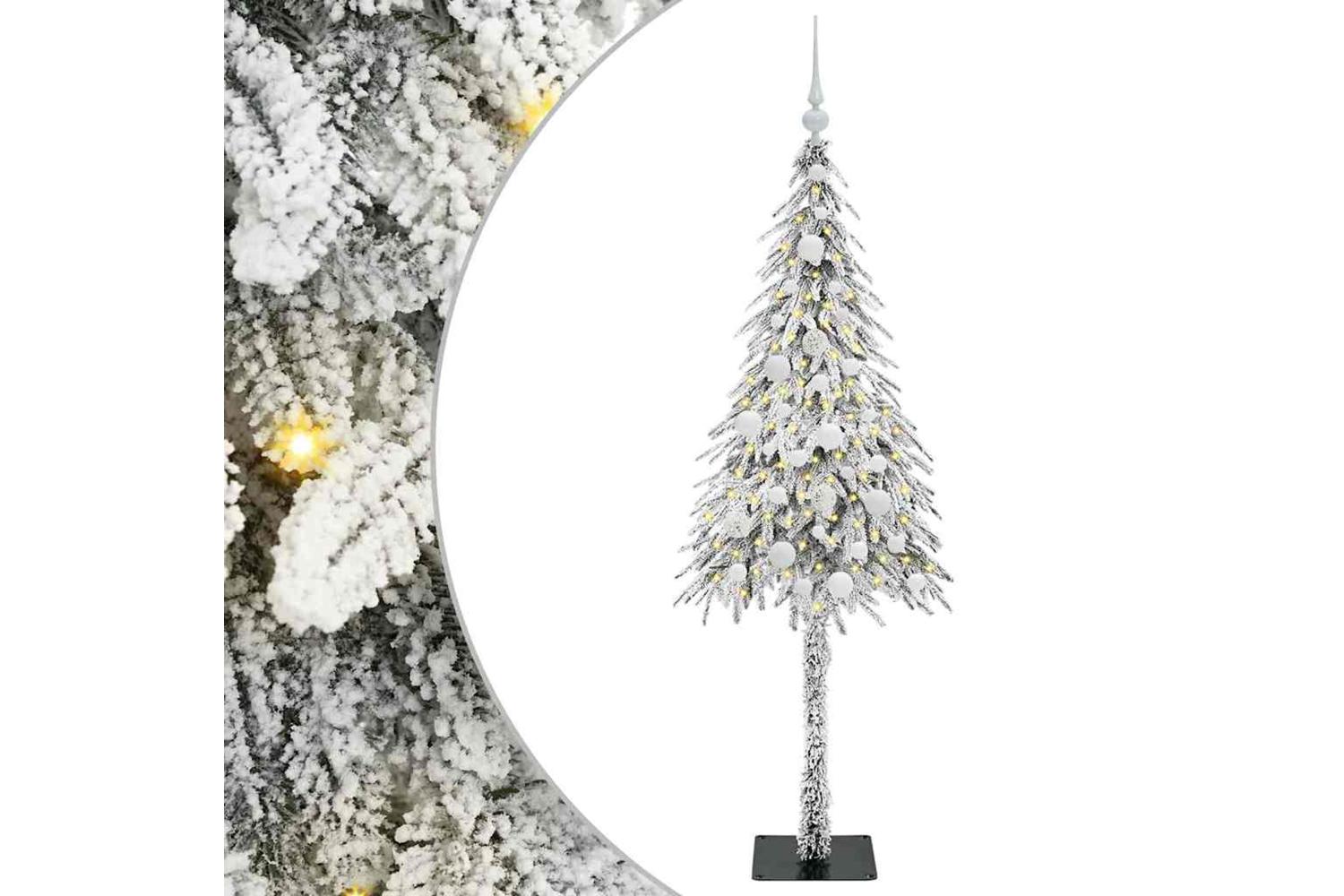 Vidaxl Christmas Tree With 150 Leds White 150 Cm Pe And Steel-2
