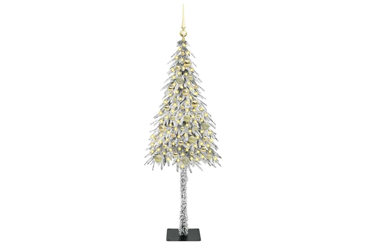 Vidaxl Christmas Tree With 150 Leds White 150 Cm Pe And Steel-3