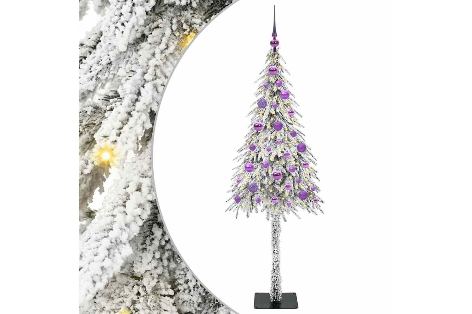 Vidaxl Christmas Tree With 150 Leds White 150 Cm Pe And Steel-2