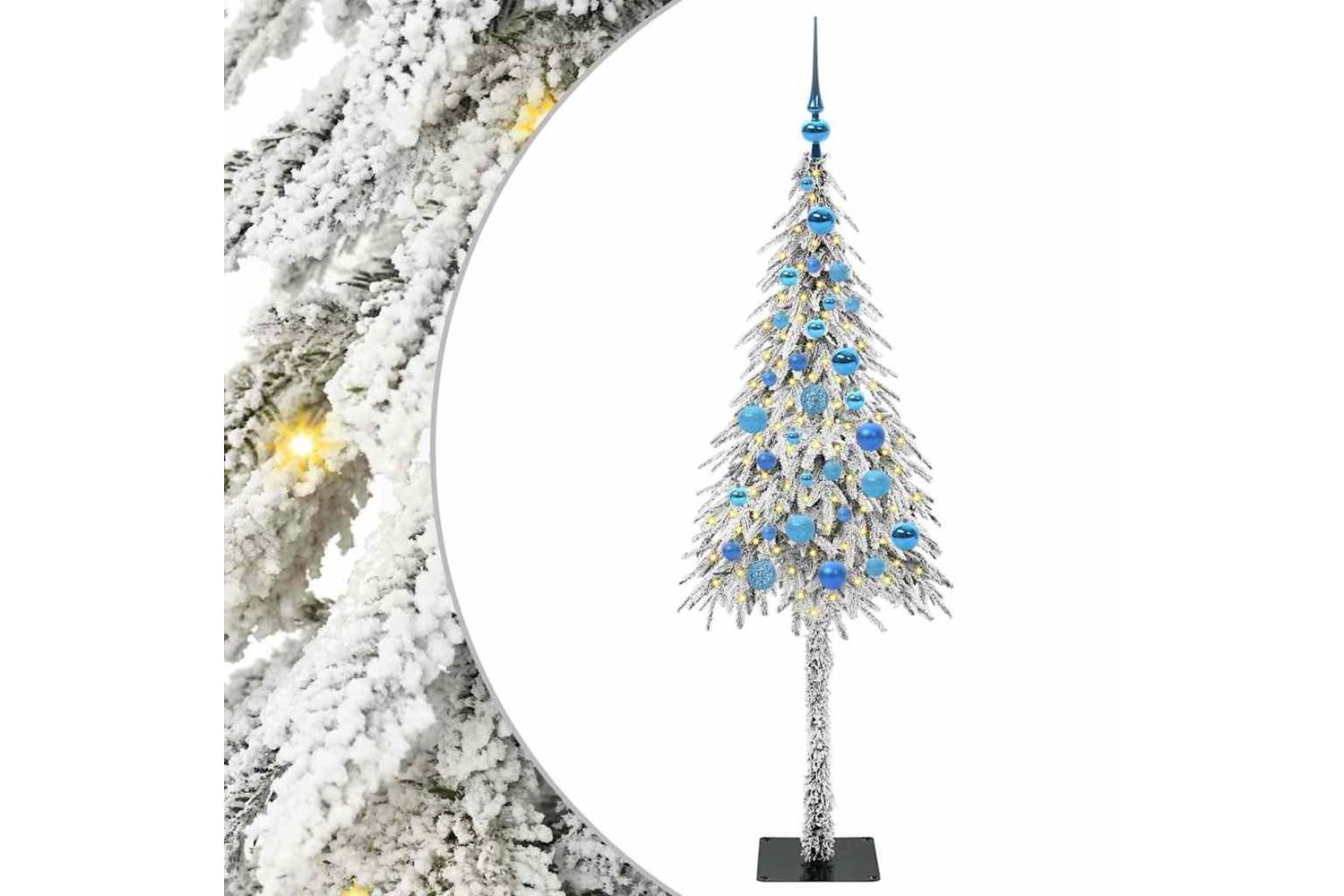 Vidaxl Christmas Tree With 150 Leds White 150 Cm Pe And Steel-2