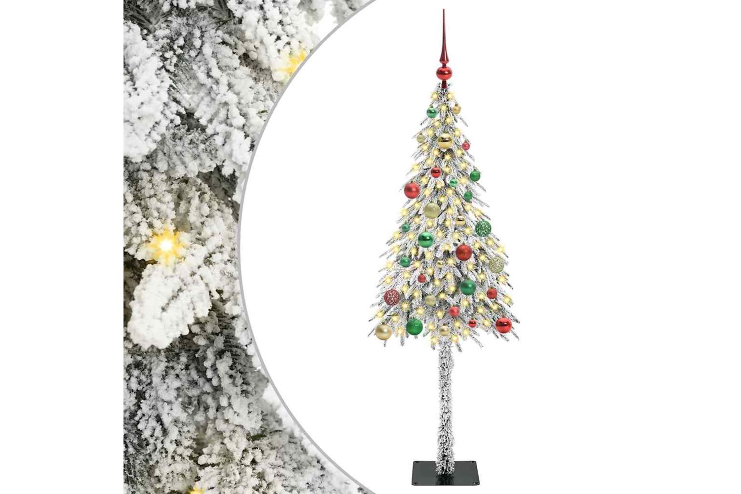 Vidaxl Christmas Tree With 150 Leds White 150 Cm Pe And Steel-2