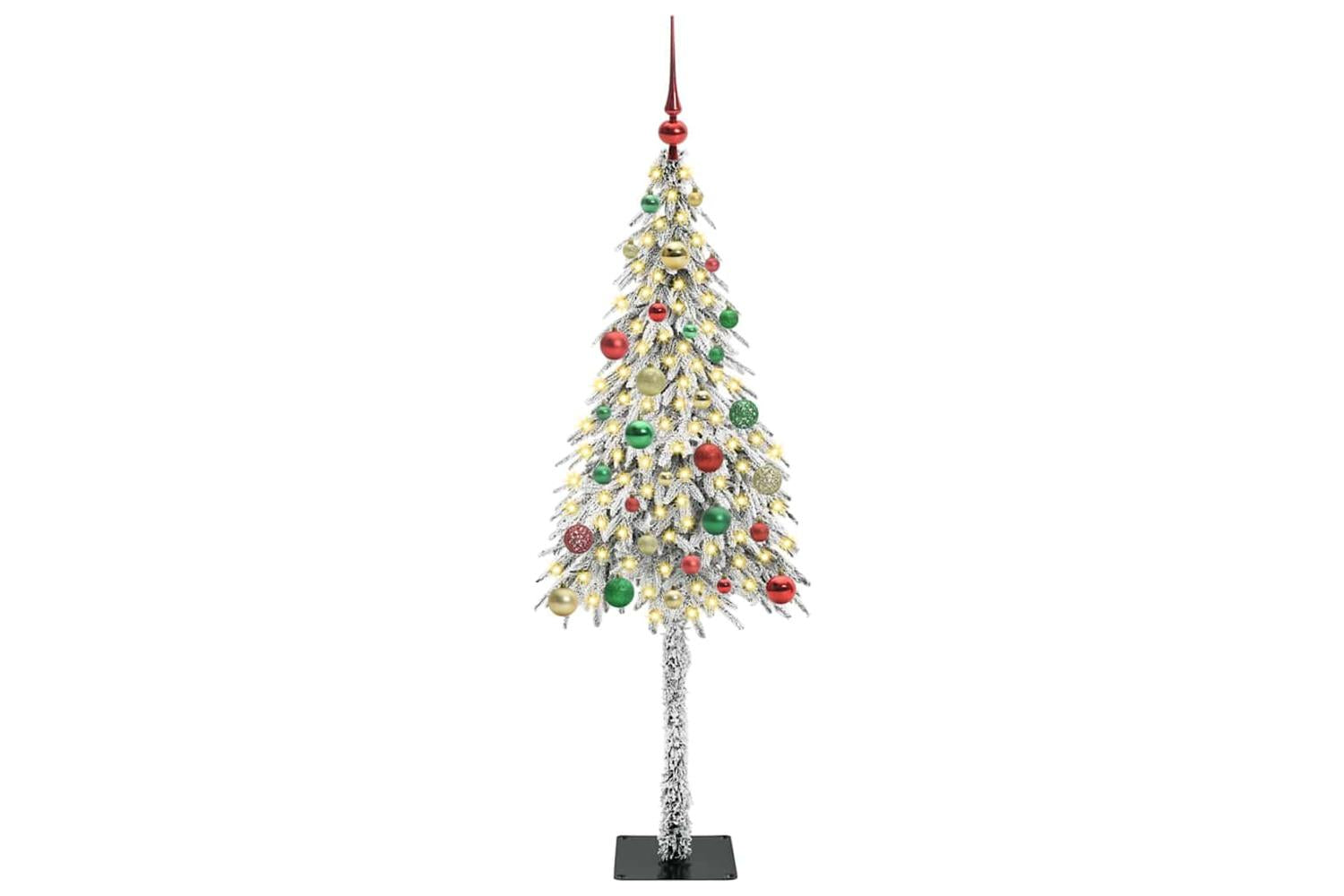 Vidaxl Christmas Tree With 150 Leds White 150 Cm Pe And Steel-3