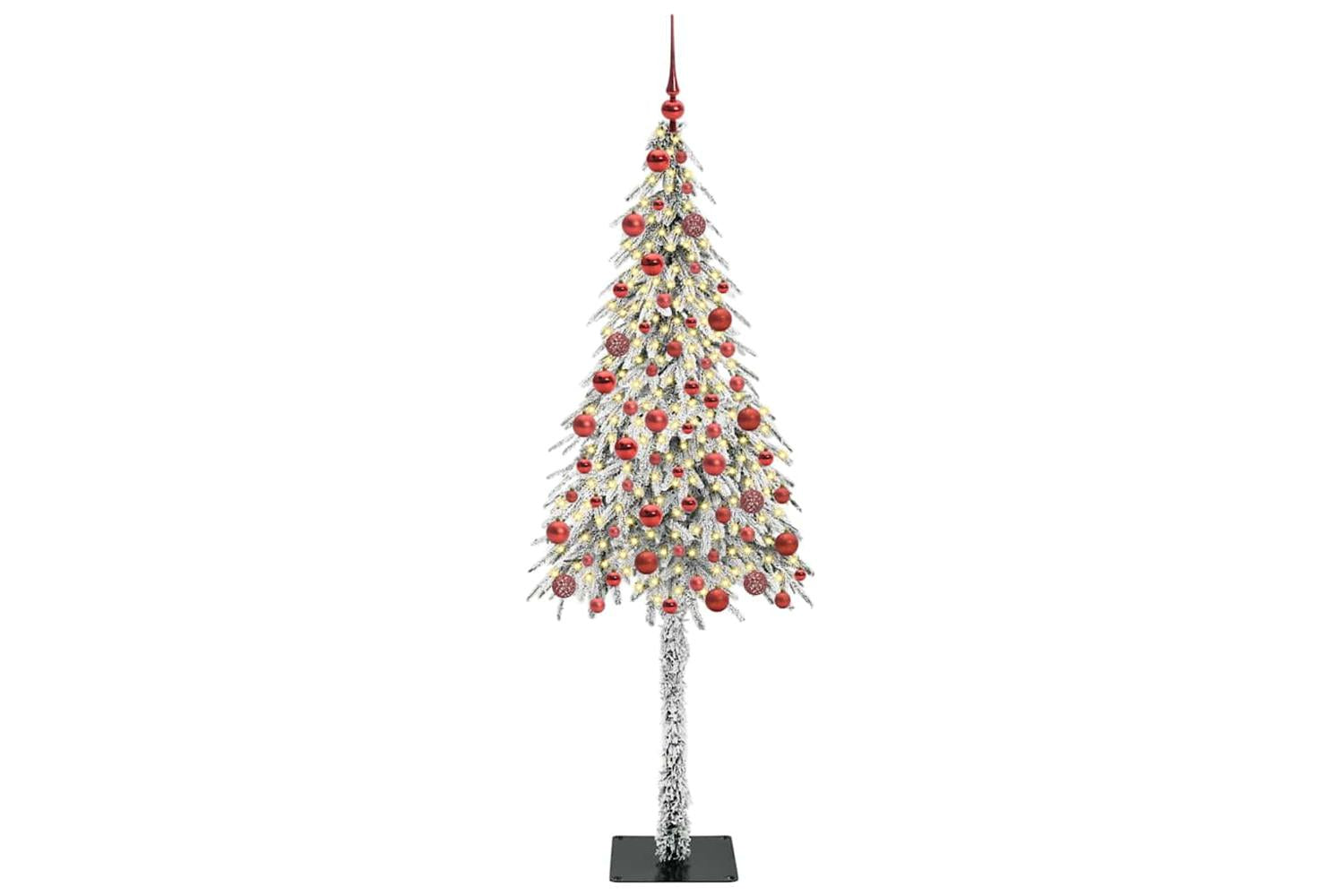 Vidaxl Christmas Tree With 300 Leds White 180 Cm Pe And Steel-3