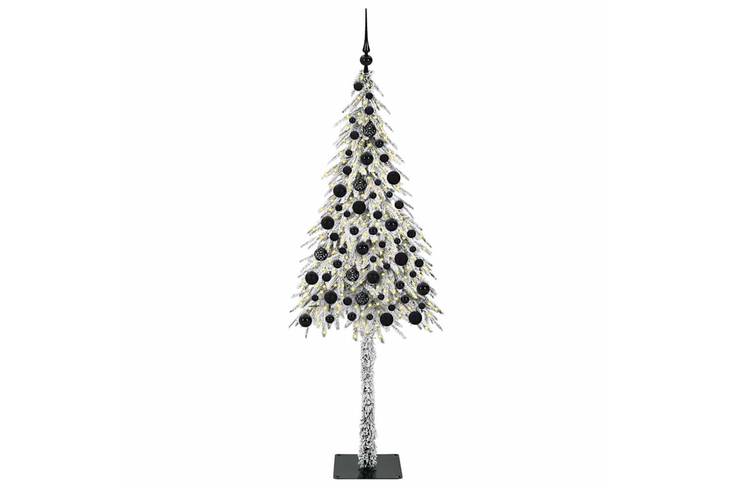 Vidaxl Christmas Tree With 300 Leds White 180 Cm Pe And Steel-3