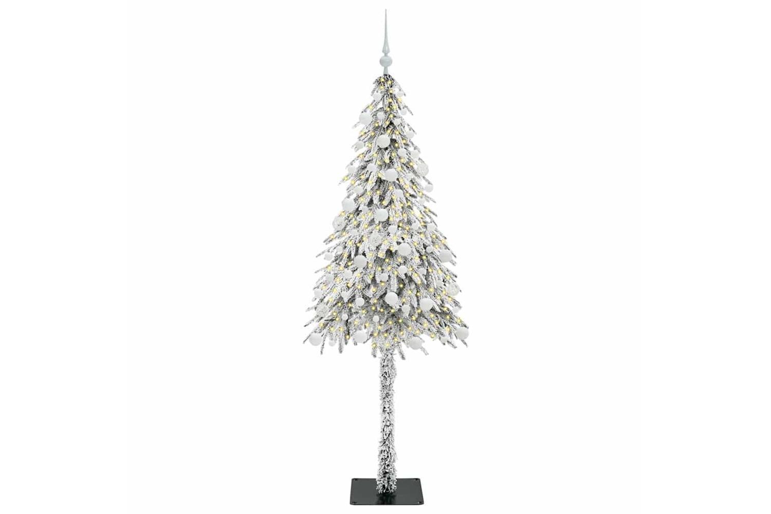 Vidaxl Christmas Tree With 300 Leds White 180 Cm Pe And Steel-3