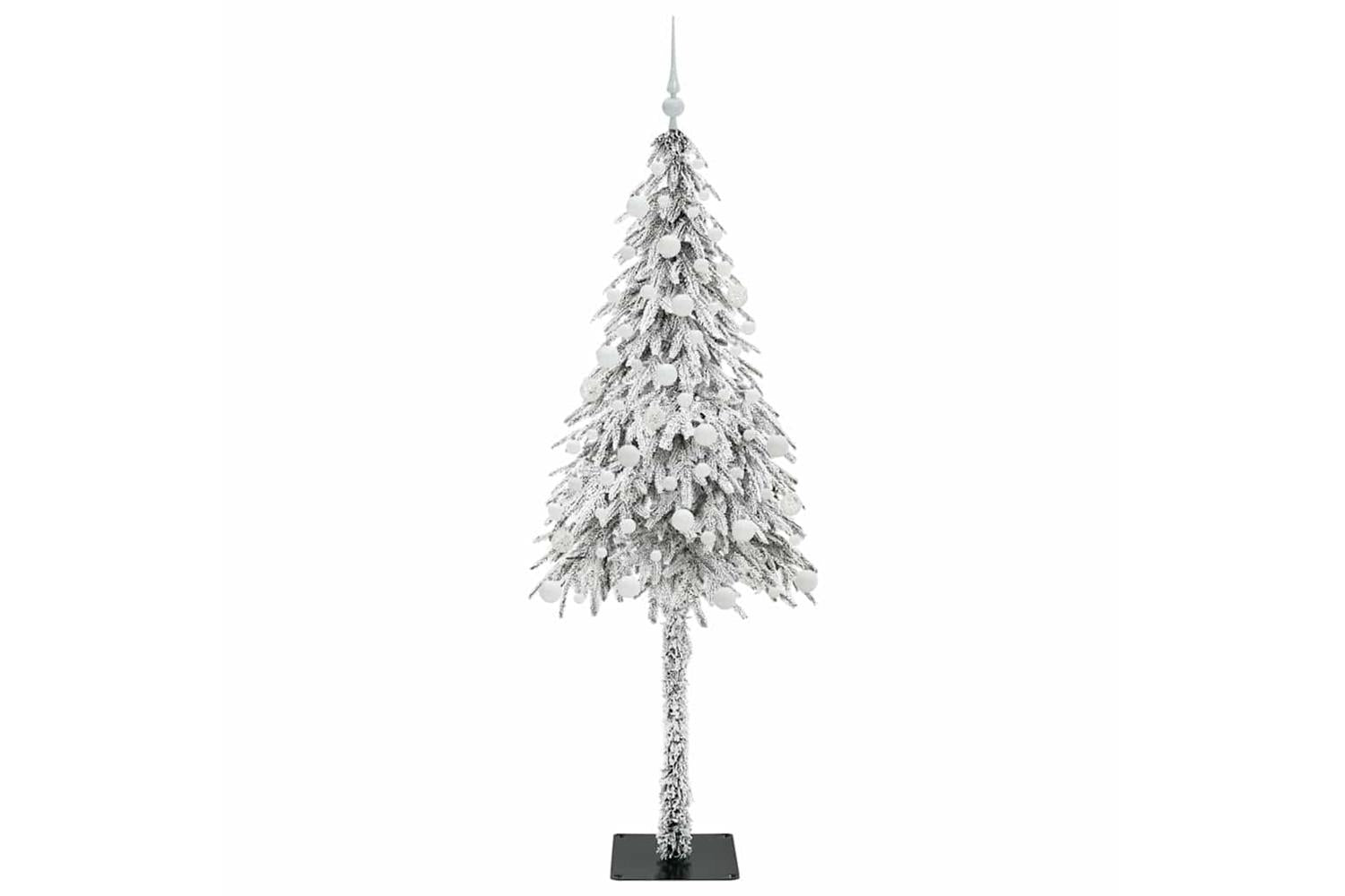 Vidaxl Christmas Tree With 300 Leds White 180 Cm Pe And Steel-4