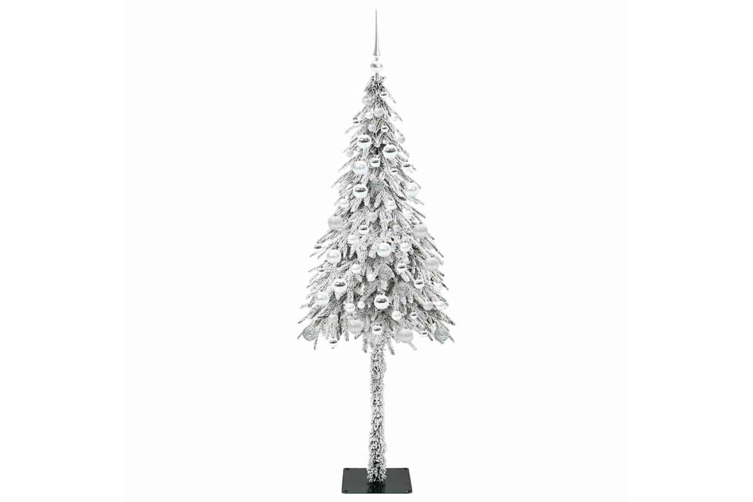Vidaxl Christmas Tree With 300 Leds White 180 Cm Pe And Steel-4