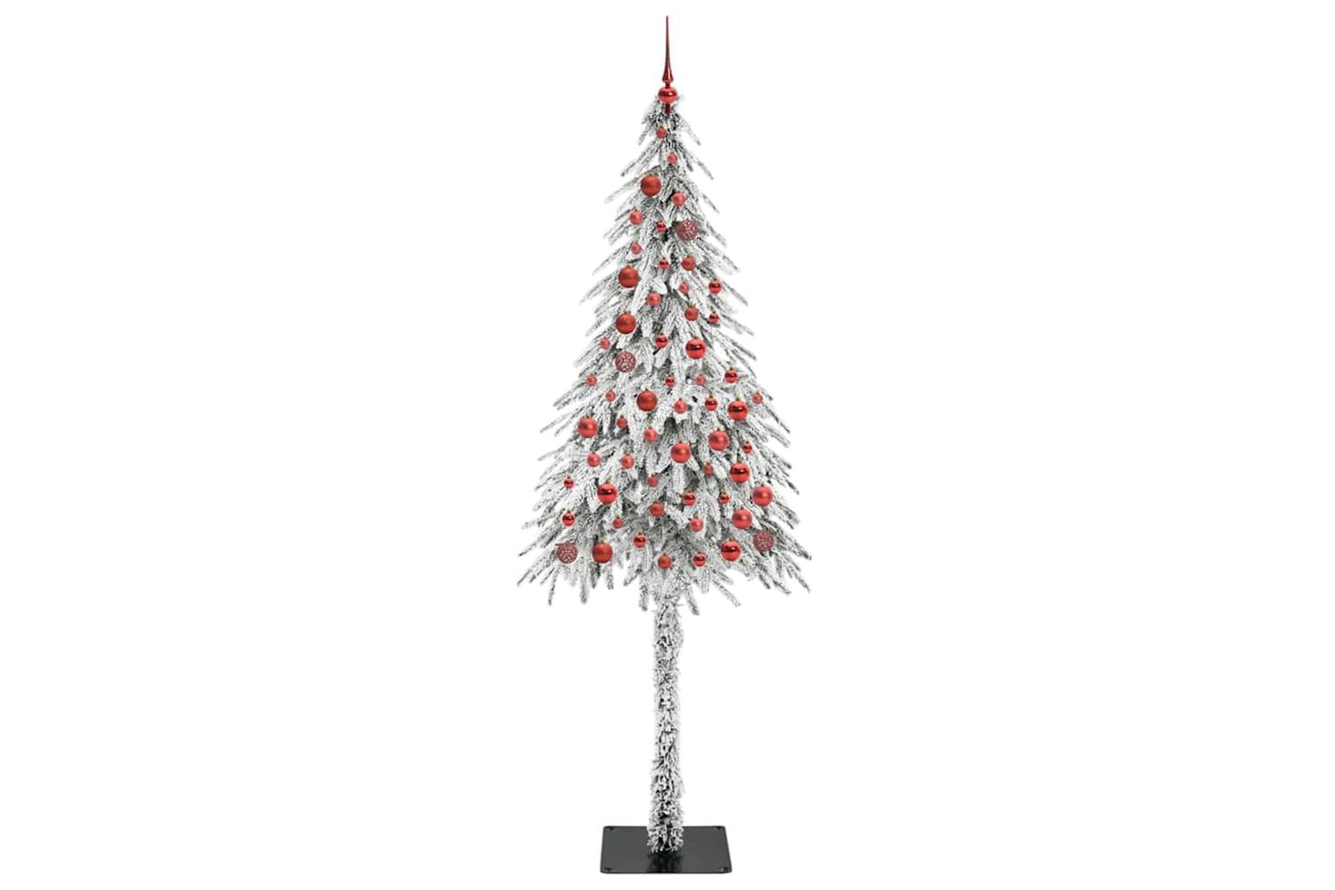 Vidaxl Christmas Tree With 300 Leds White 210 Cm Pe And Steel-4
