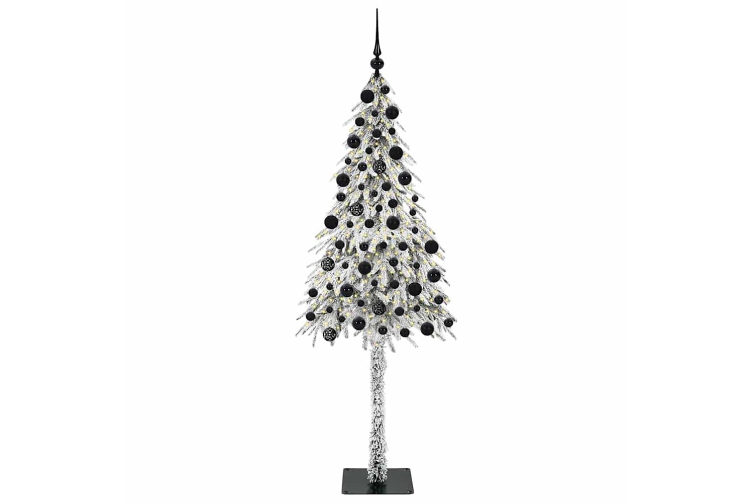Vidaxl Christmas Tree With 300 Leds White 210 Cm Pe And Steel-3