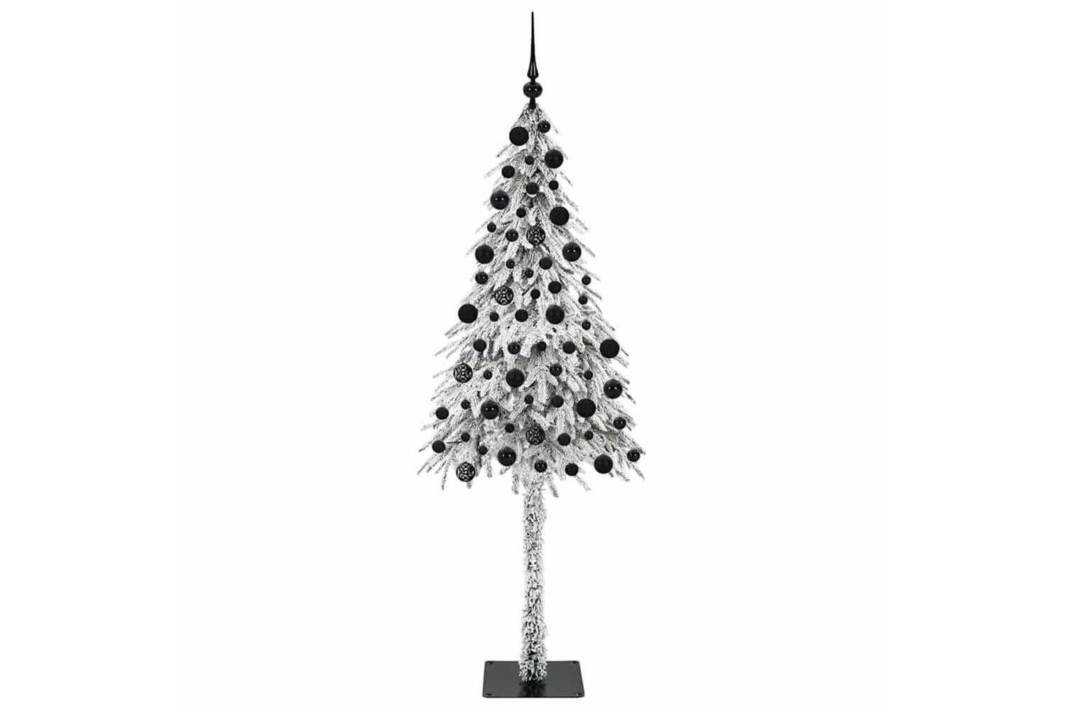 Vidaxl Christmas Tree With 300 Leds White 210 Cm Pe And Steel-4