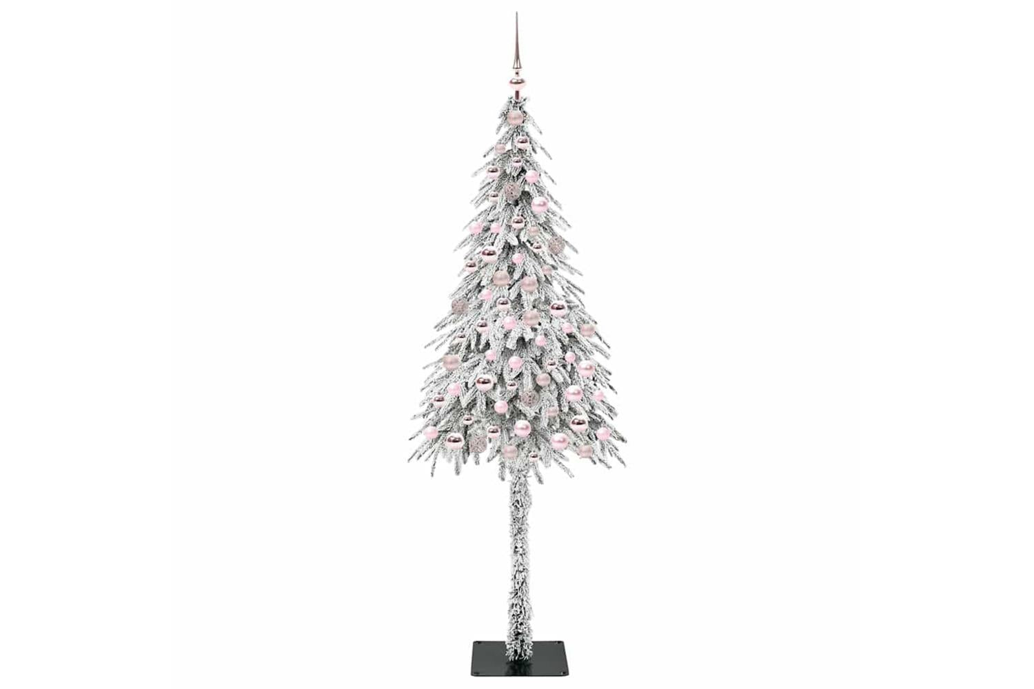 Vidaxl Christmas Tree With 300 Leds White 210 Cm Pe And Steel-4