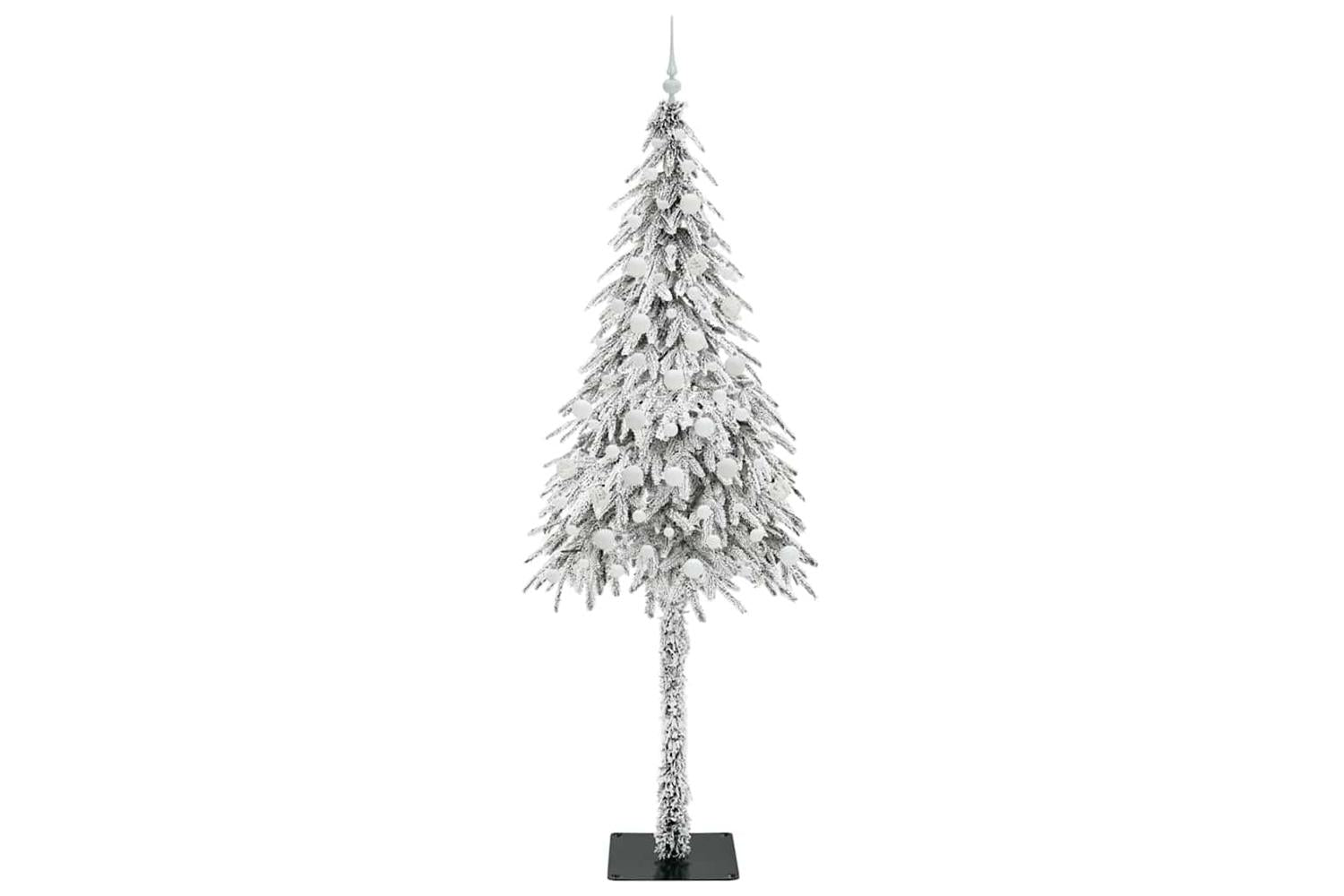 Vidaxl Christmas Tree With 300 Leds White 210 Cm Pe And Steel-4